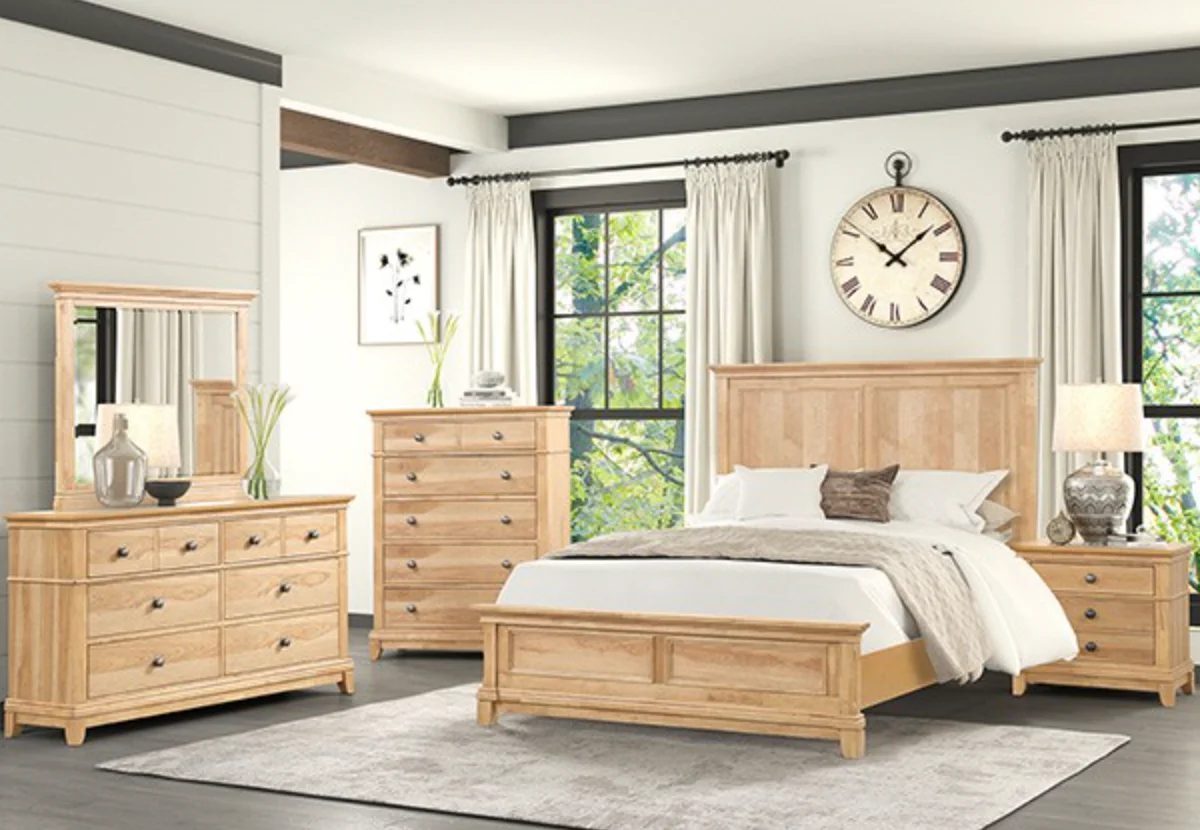 Julien Wood Bed Frame - Image 2