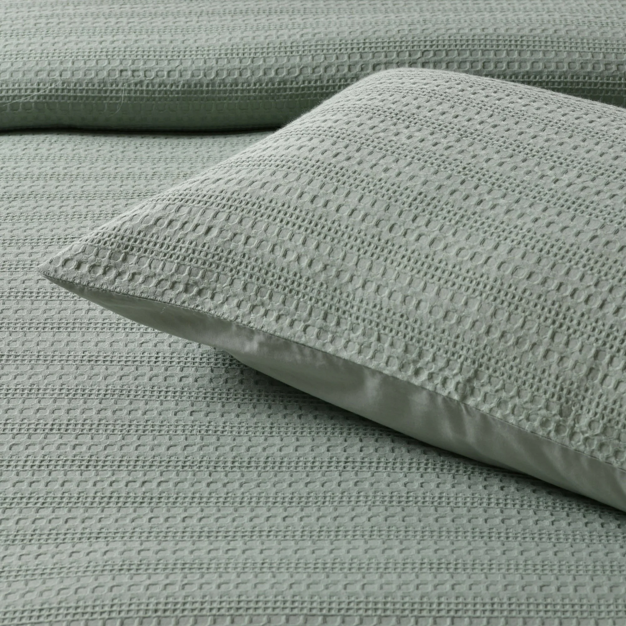 Kahlani Quilt Cover Set Sage - Image 3