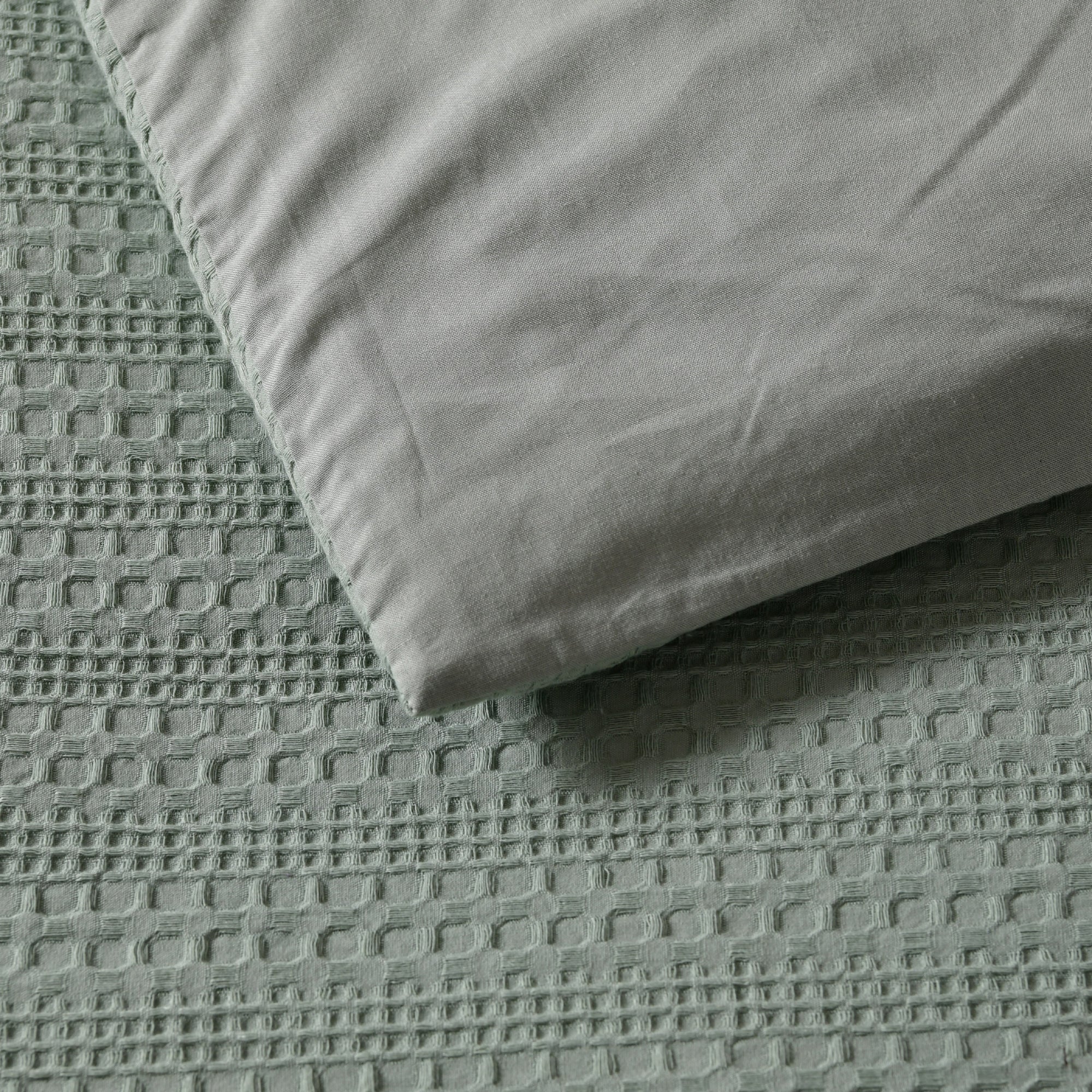 Kahlani Quilt Cover Set Sage - Image 4