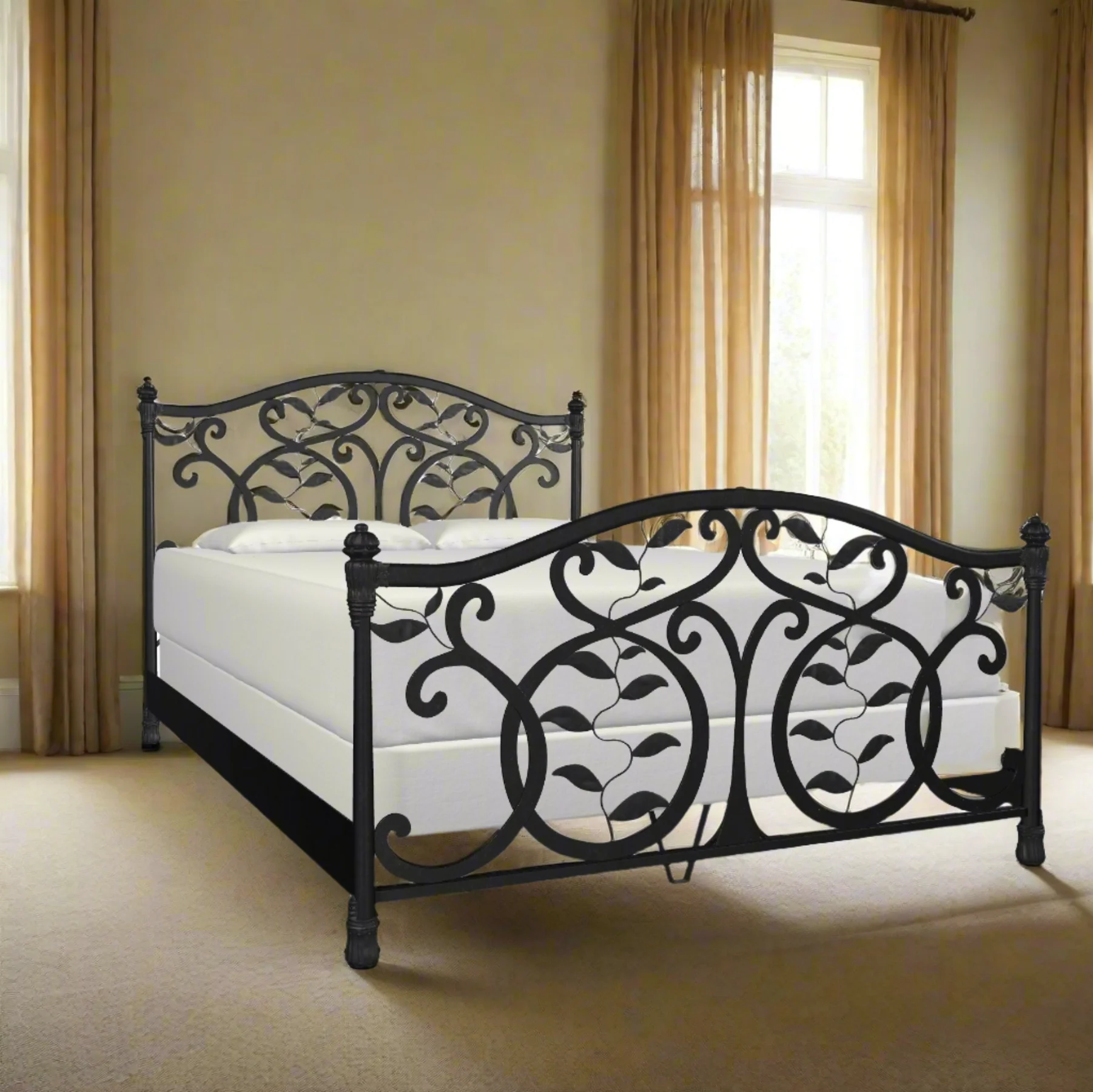 Laurel Cast Iron Bed Frame - Image 3