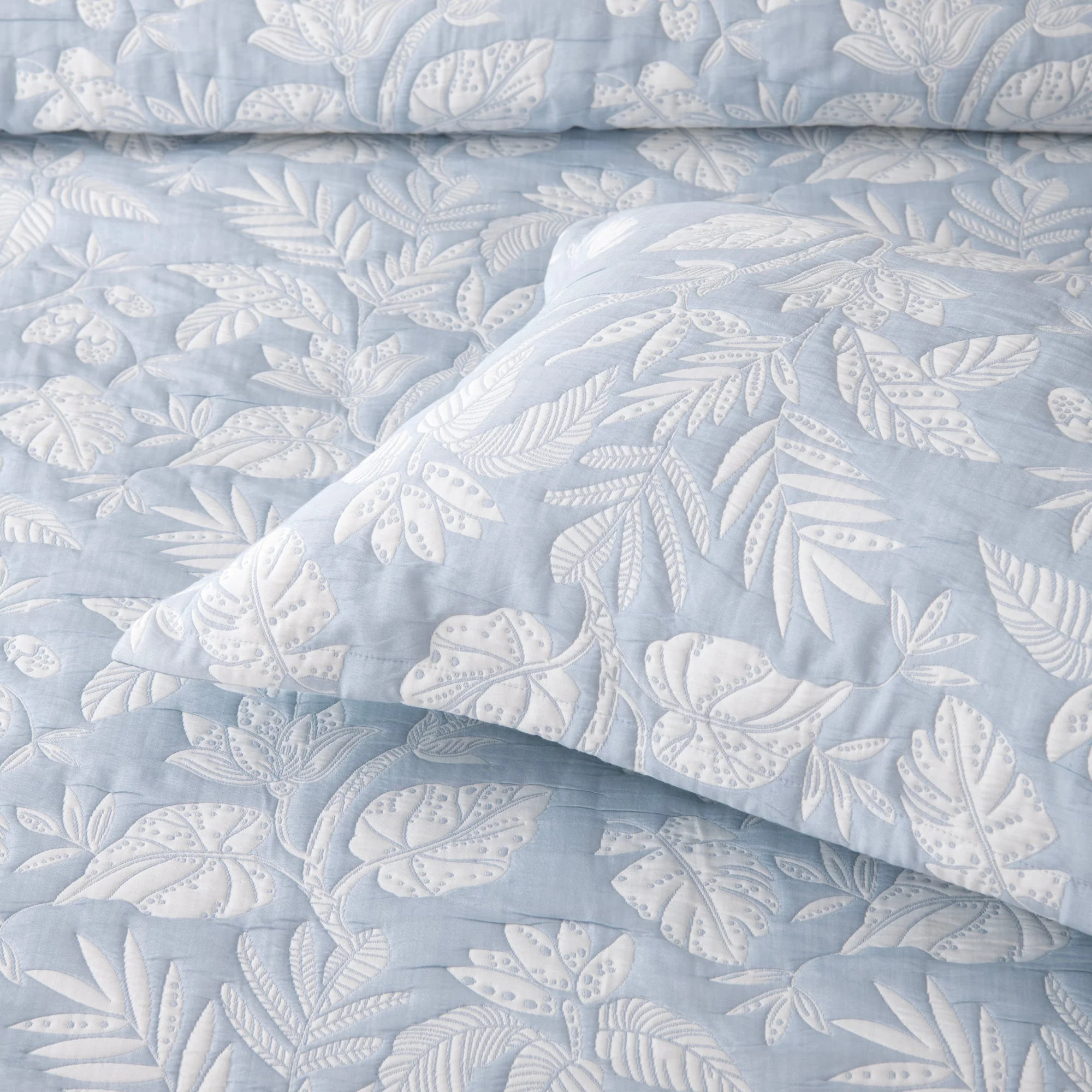 Laurieton Bedspread Set Blue - Image 3
