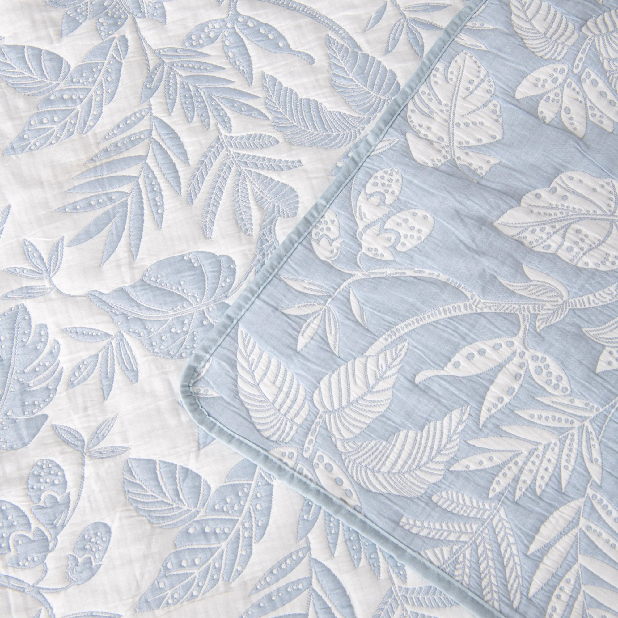 Laurieton Bedspread Set Blue - Image 4