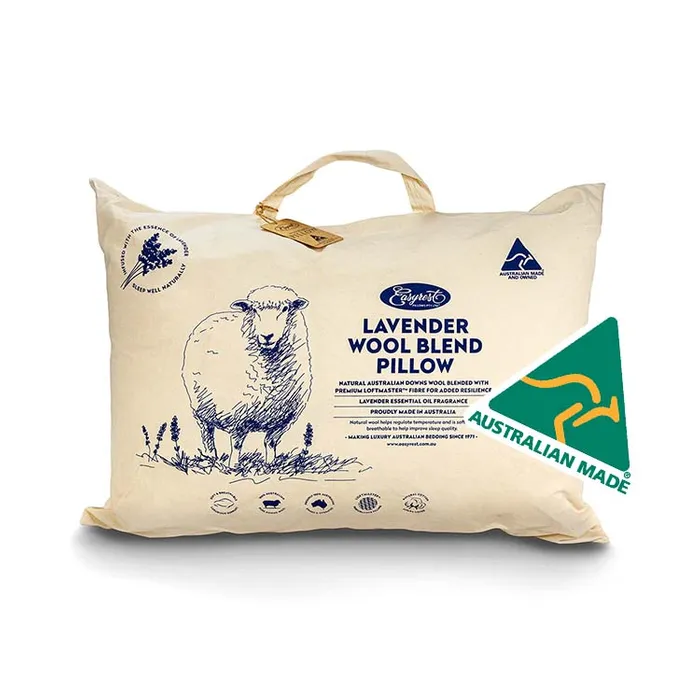 Lavender Wool Blend Pillow