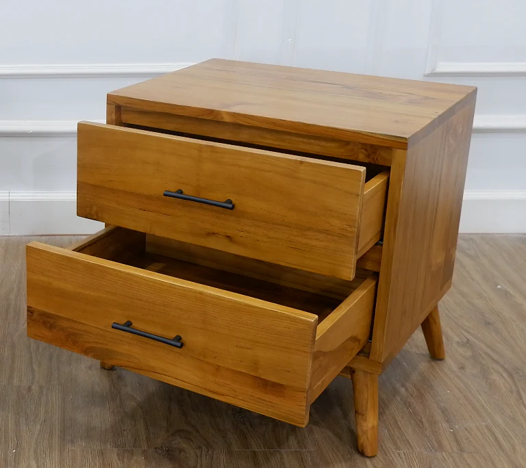 Lennart Bedside Table with Handles - Image 4