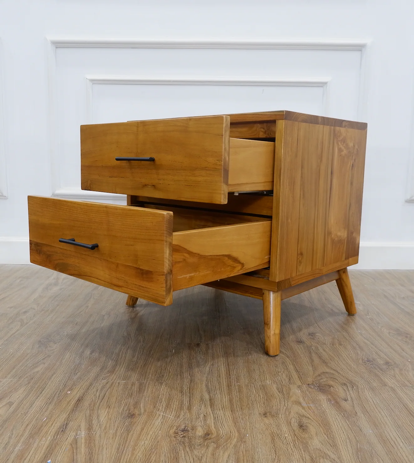 Lennart Bedside Table with Handles - Image 6