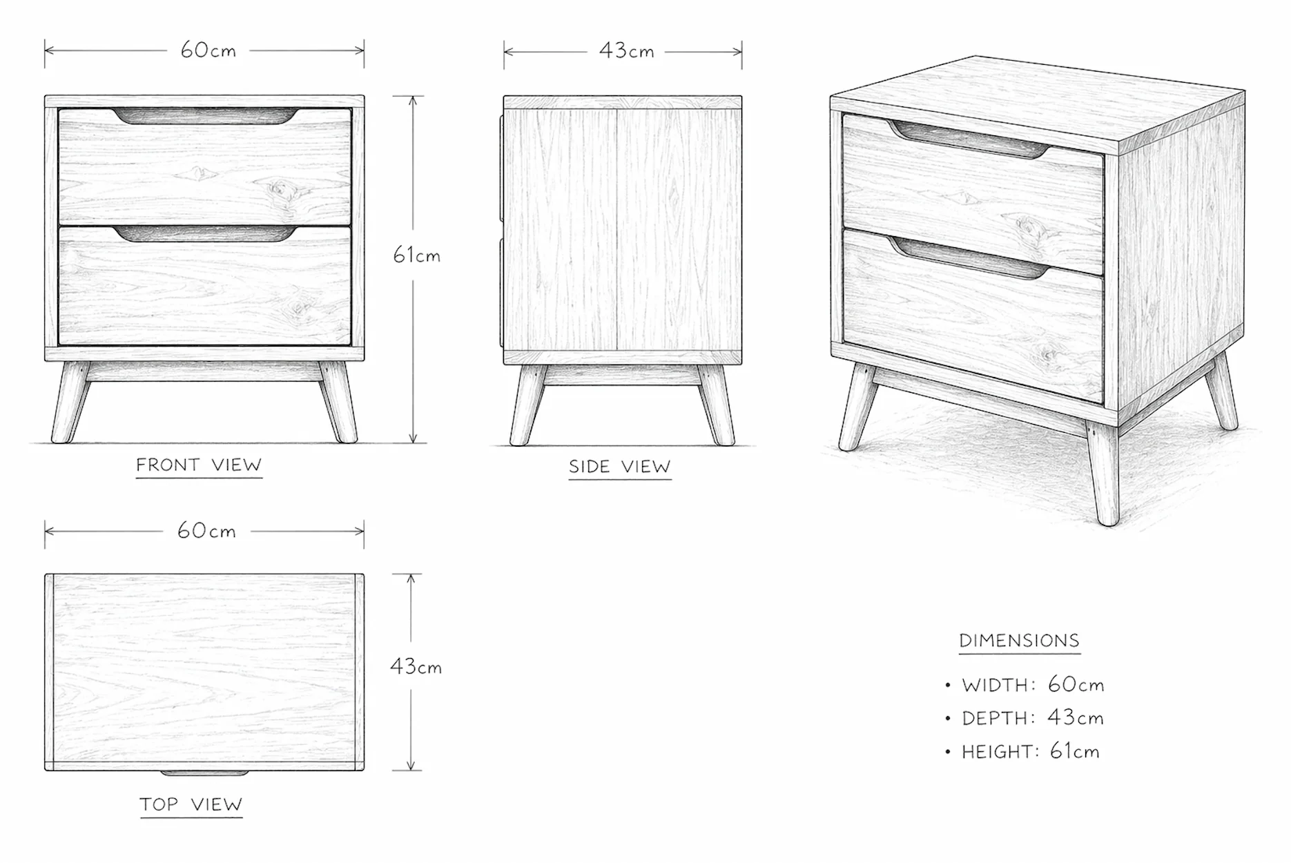 Lennart Bedside Table - Image 2