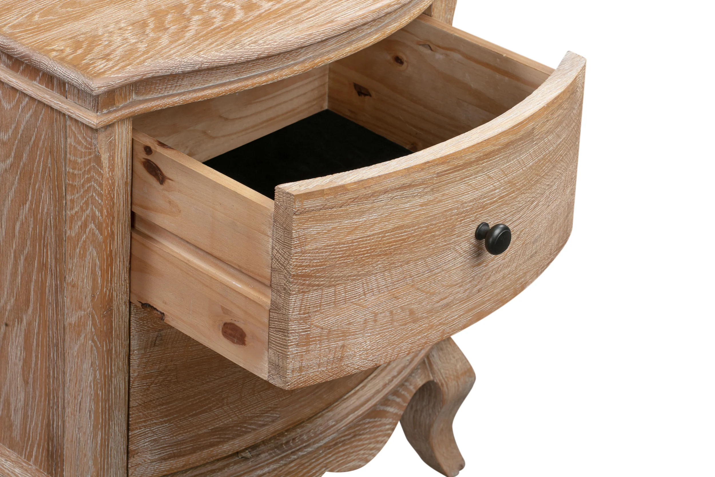 Milles Wood Bedside Table - Image 4
