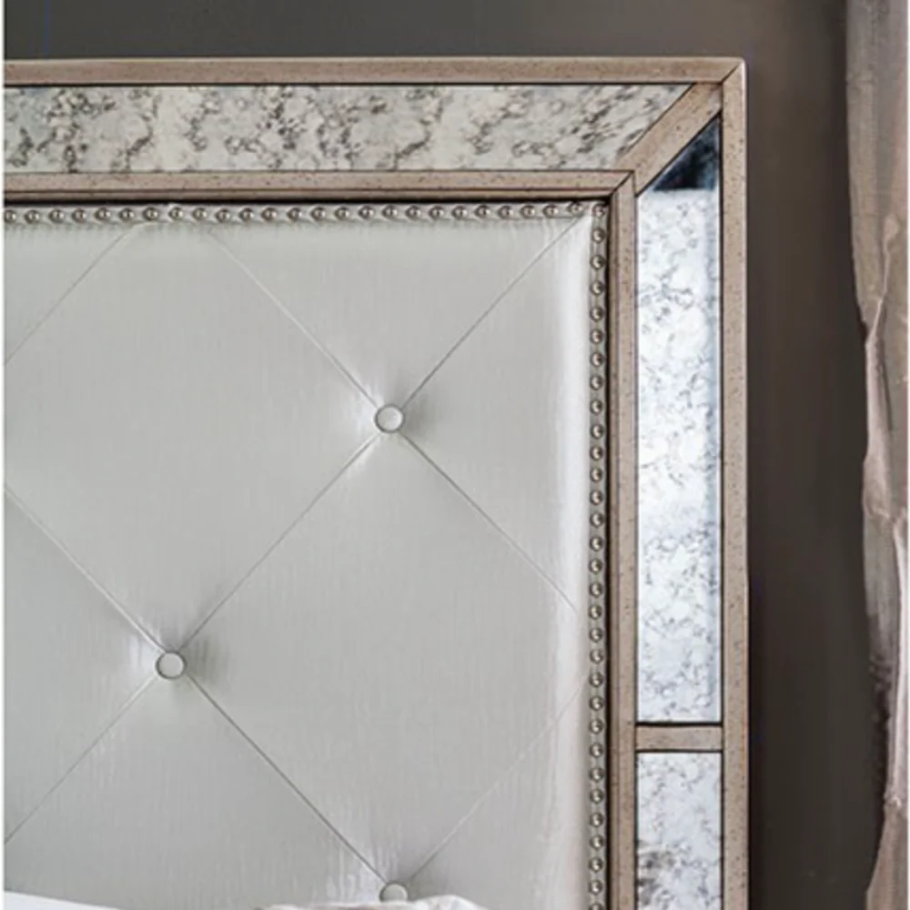 Loraine Wood Bed Frame - Image 2