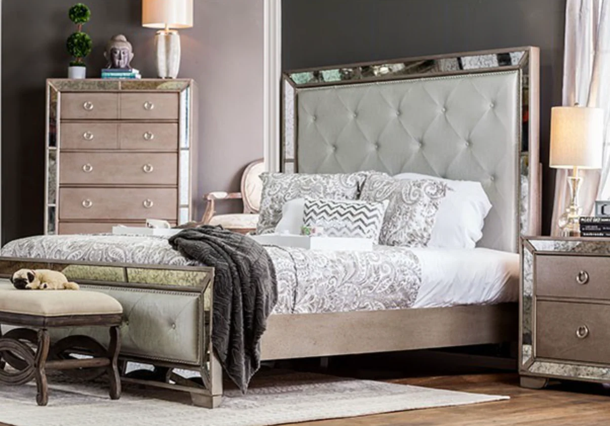 Loraine Wood Bed Frame - Image 3