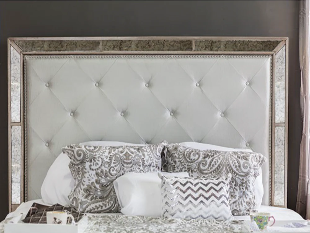 Loraine Wood Bed Frame - Image 4