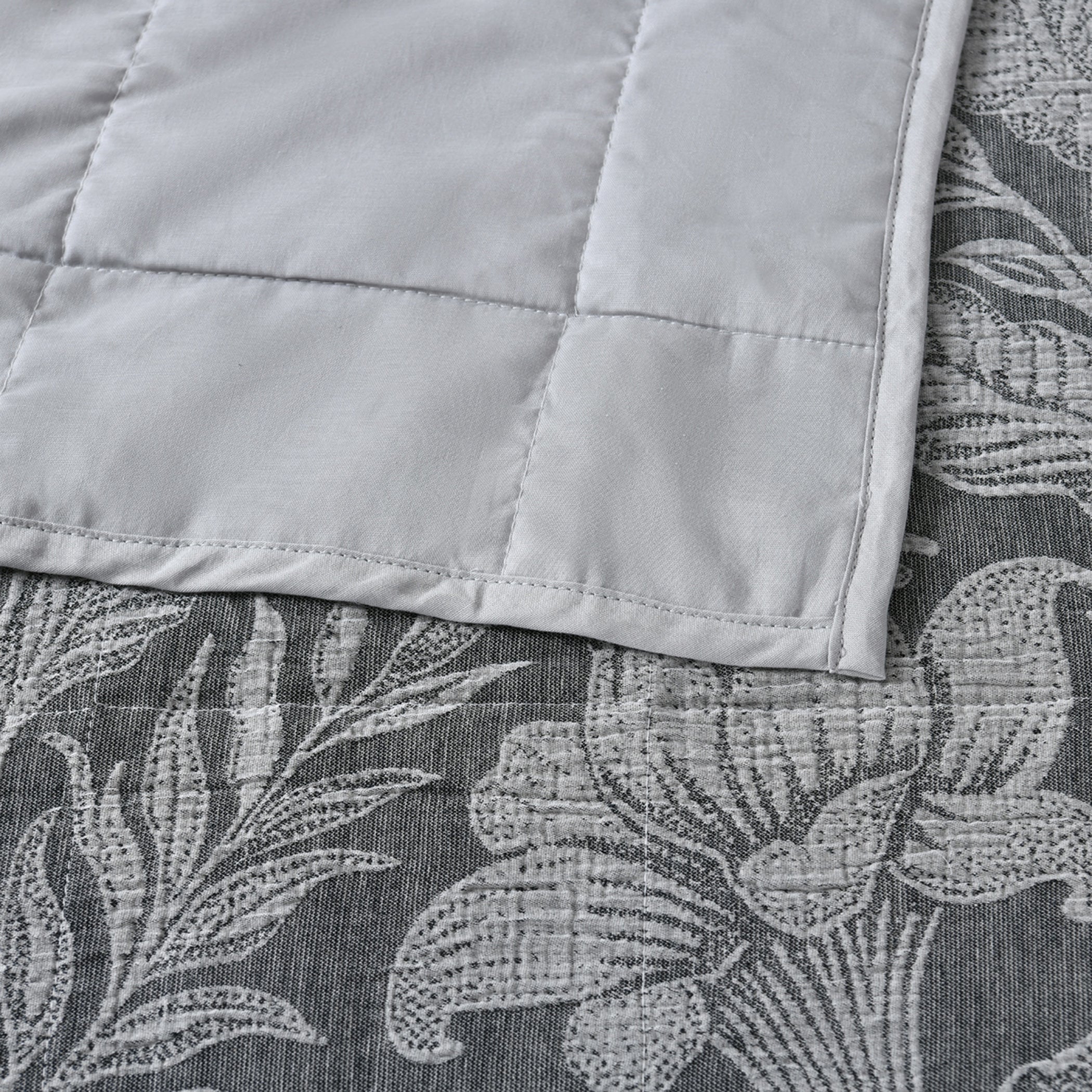 Maidstone Bedspread Set Grey - Image 4