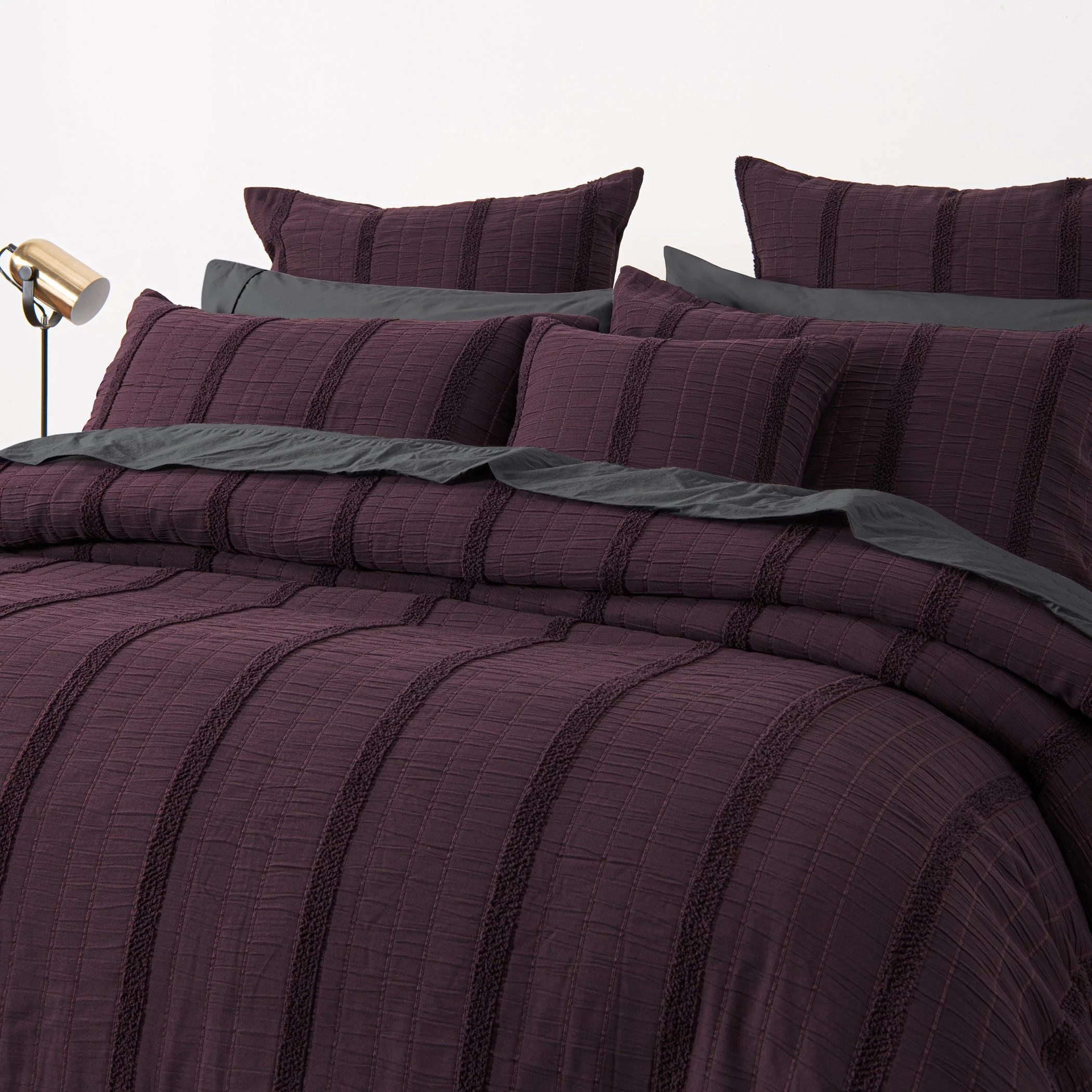 Malua Quilt Cover Set Grape - Image 2