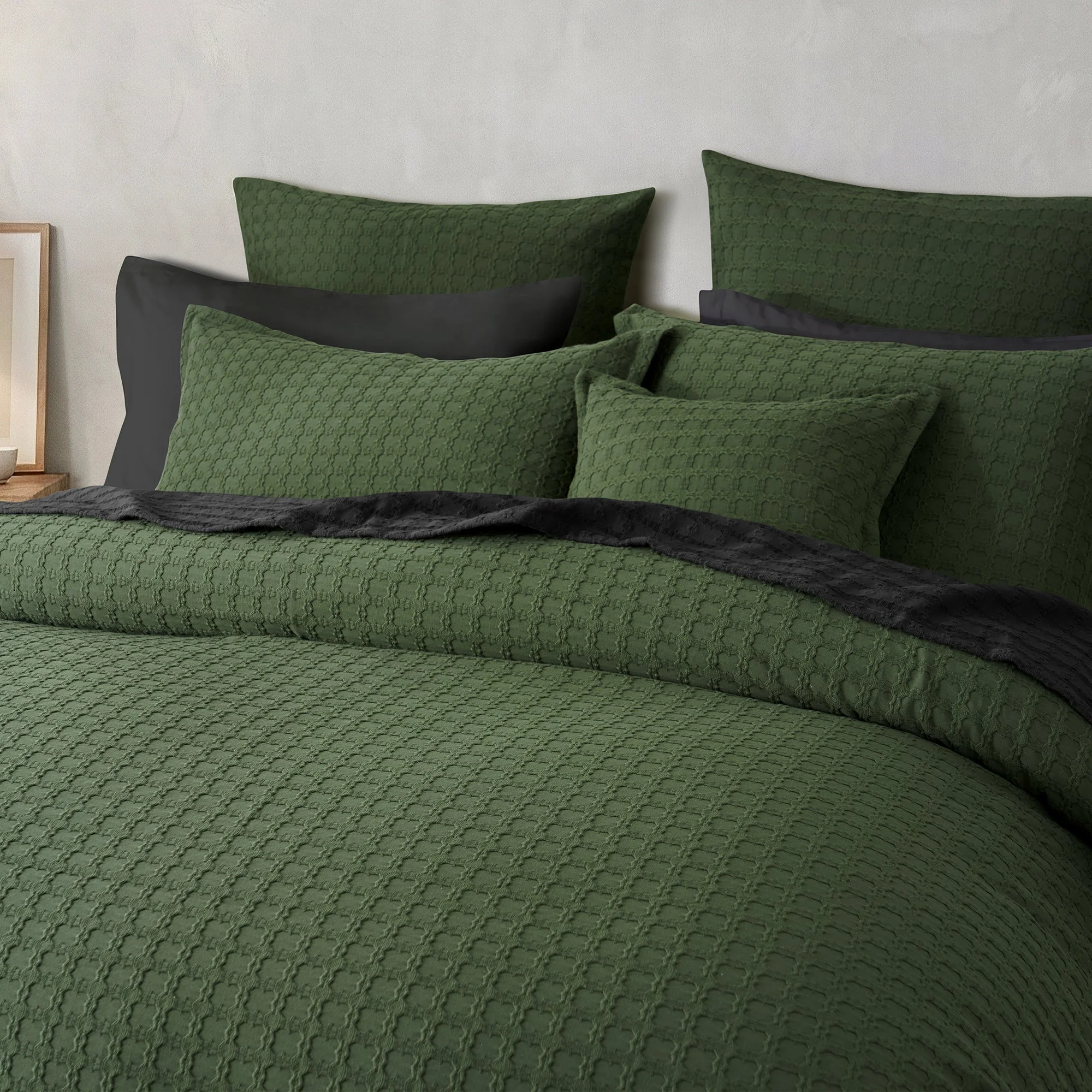 Mossbury Bedspread Set Olive - Image 2