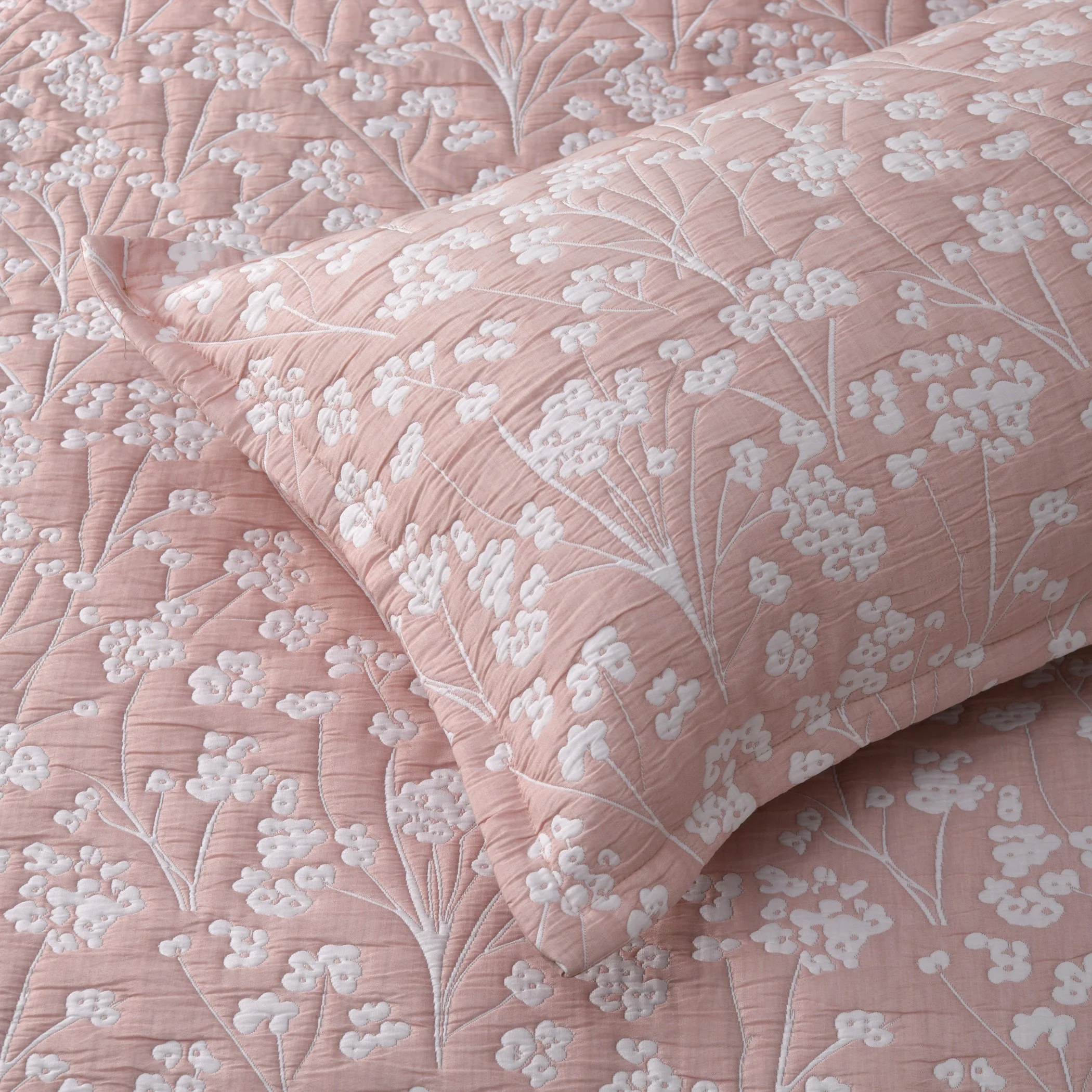 Myra Bedspread Set Blush - Image 4