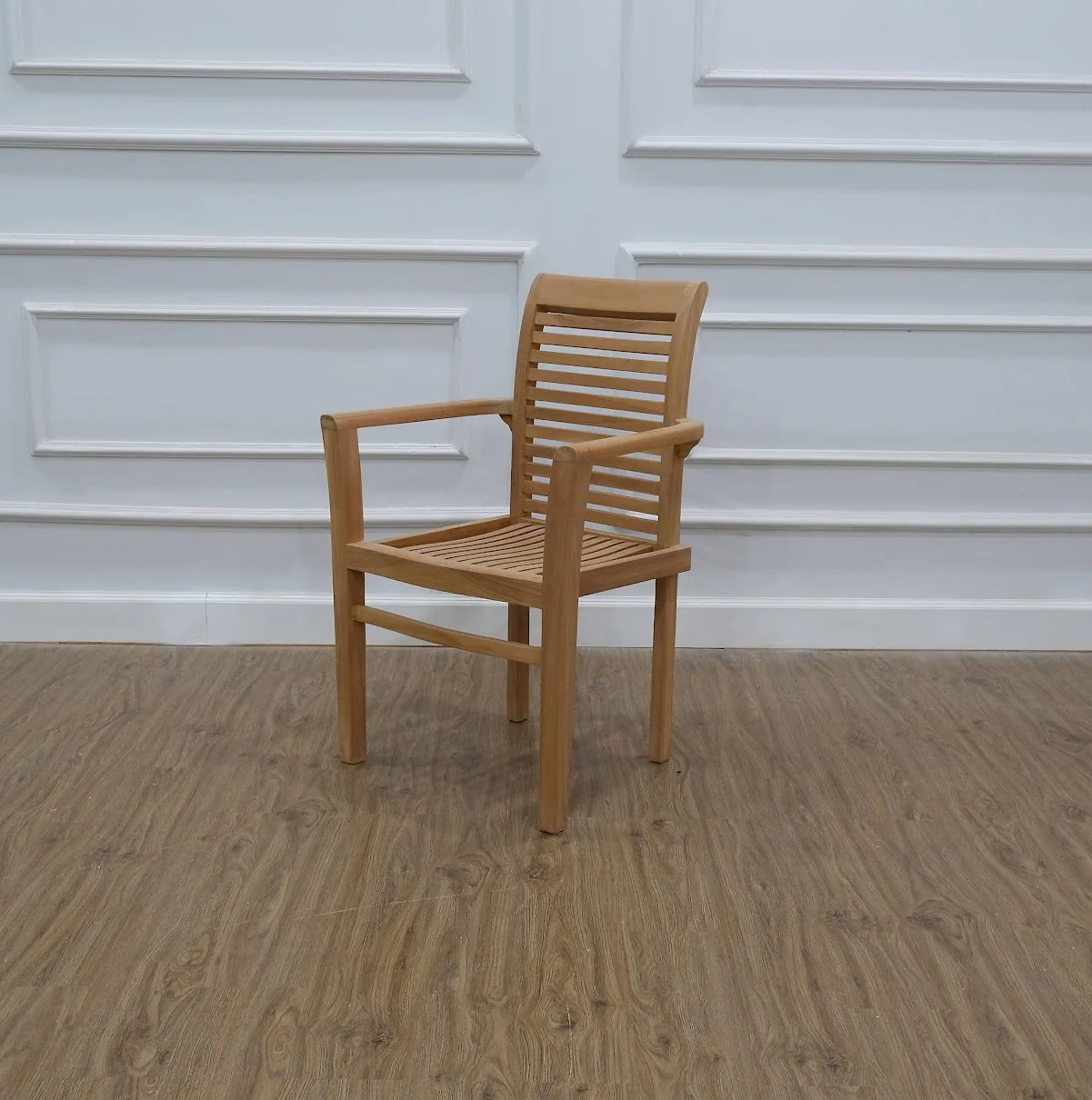 Outdoor Teak Armchair - Image 2