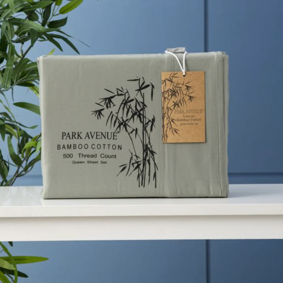 Park Avenue 500 Thread Count Natural Bamboo Cotton Sheet Sets - Image 11