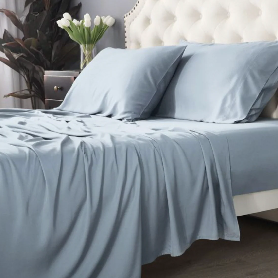 Park Avenue 500 Thread Count Natural Bamboo Cotton Sheet Sets - Image 14
