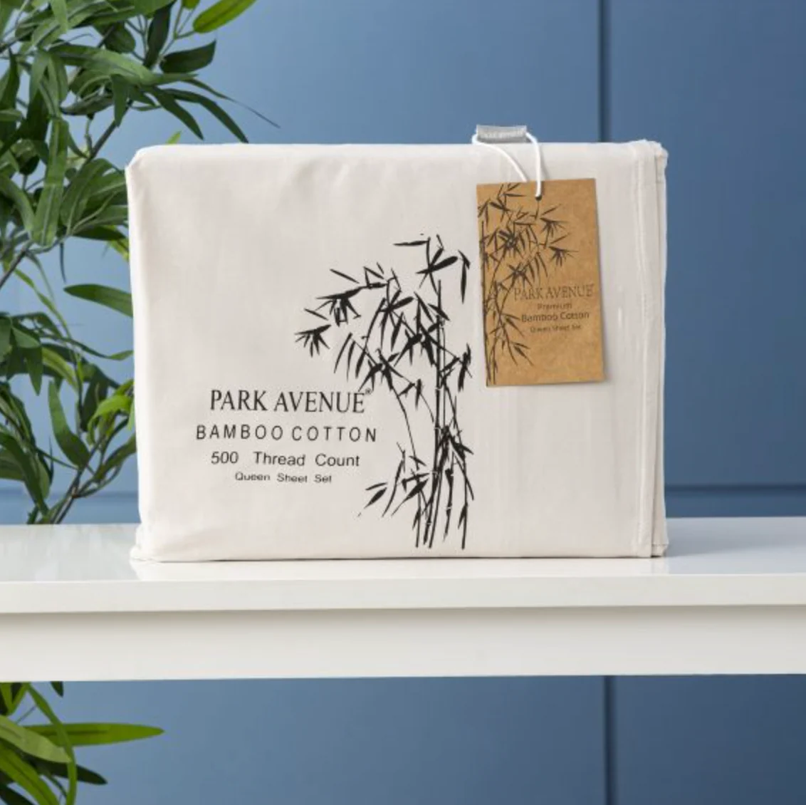 Park Avenue 500 Thread Count Natural Bamboo Cotton Sheet Sets - Image 3