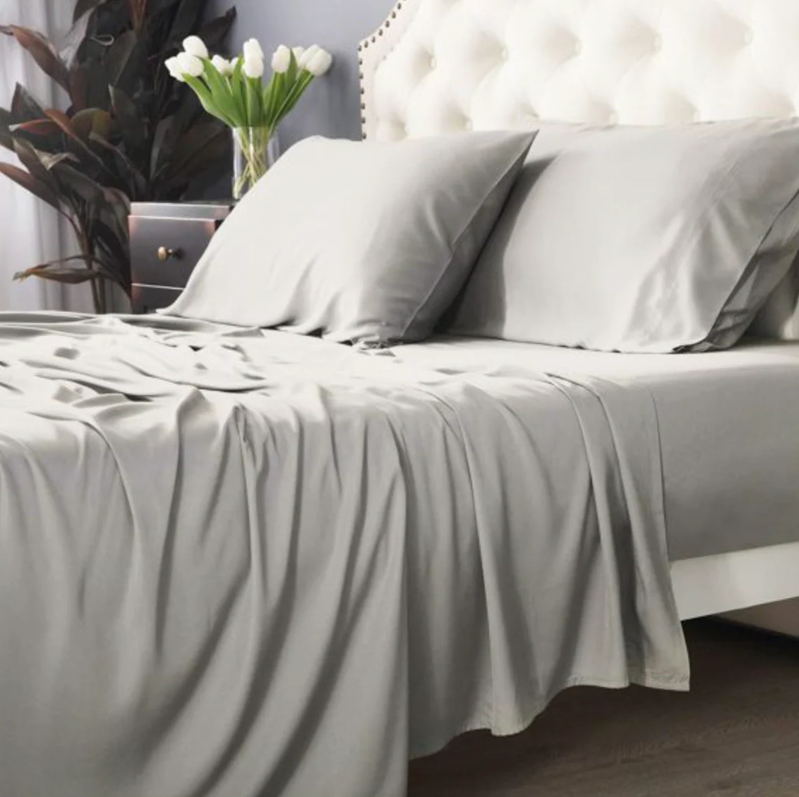 Park Avenue 500 Thread Count Natural Bamboo Cotton Sheet Sets - Image 4
