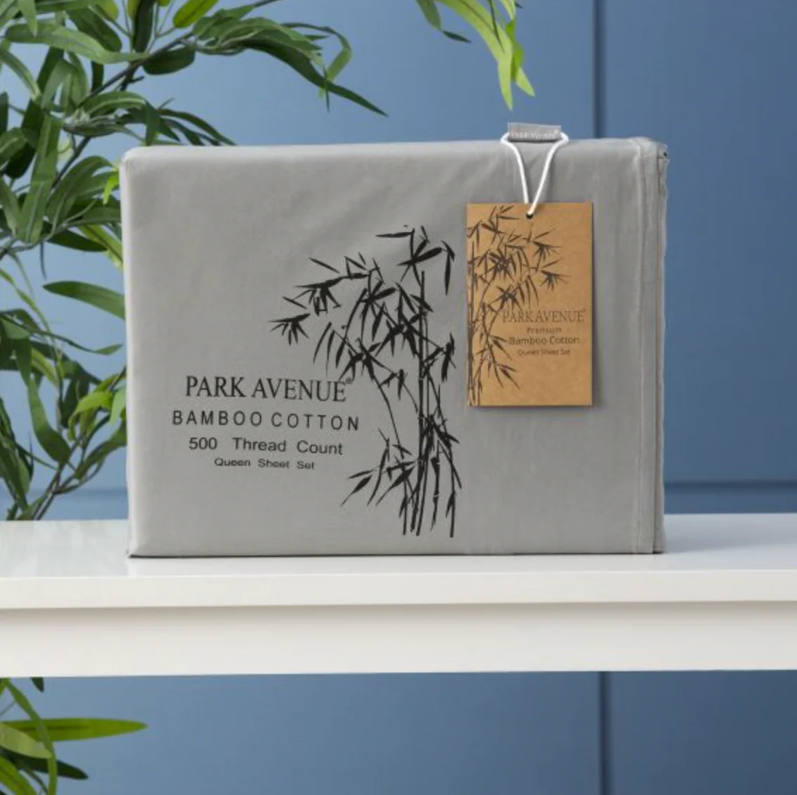 Park Avenue 500 Thread Count Natural Bamboo Cotton Sheet Sets - Image 5