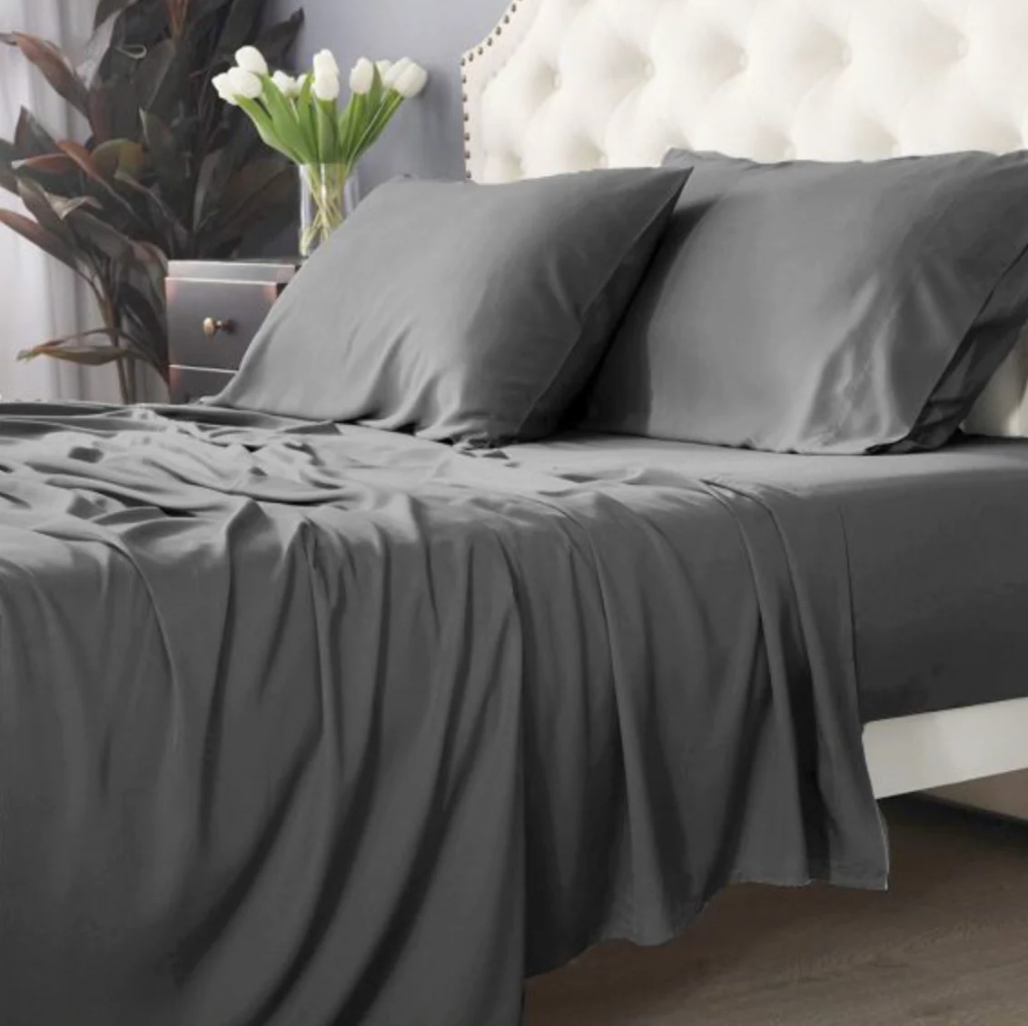 Park Avenue 500 Thread Count Natural Bamboo Cotton Sheet Sets - Image 6
