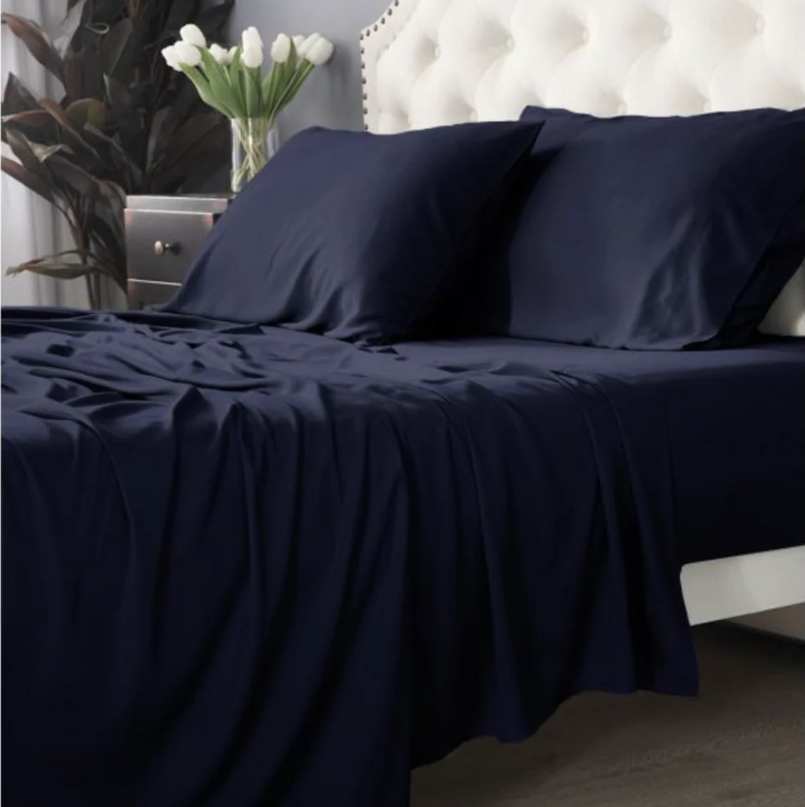 Park Avenue 500 Thread Count Natural Bamboo Cotton Sheet Sets - Image 8