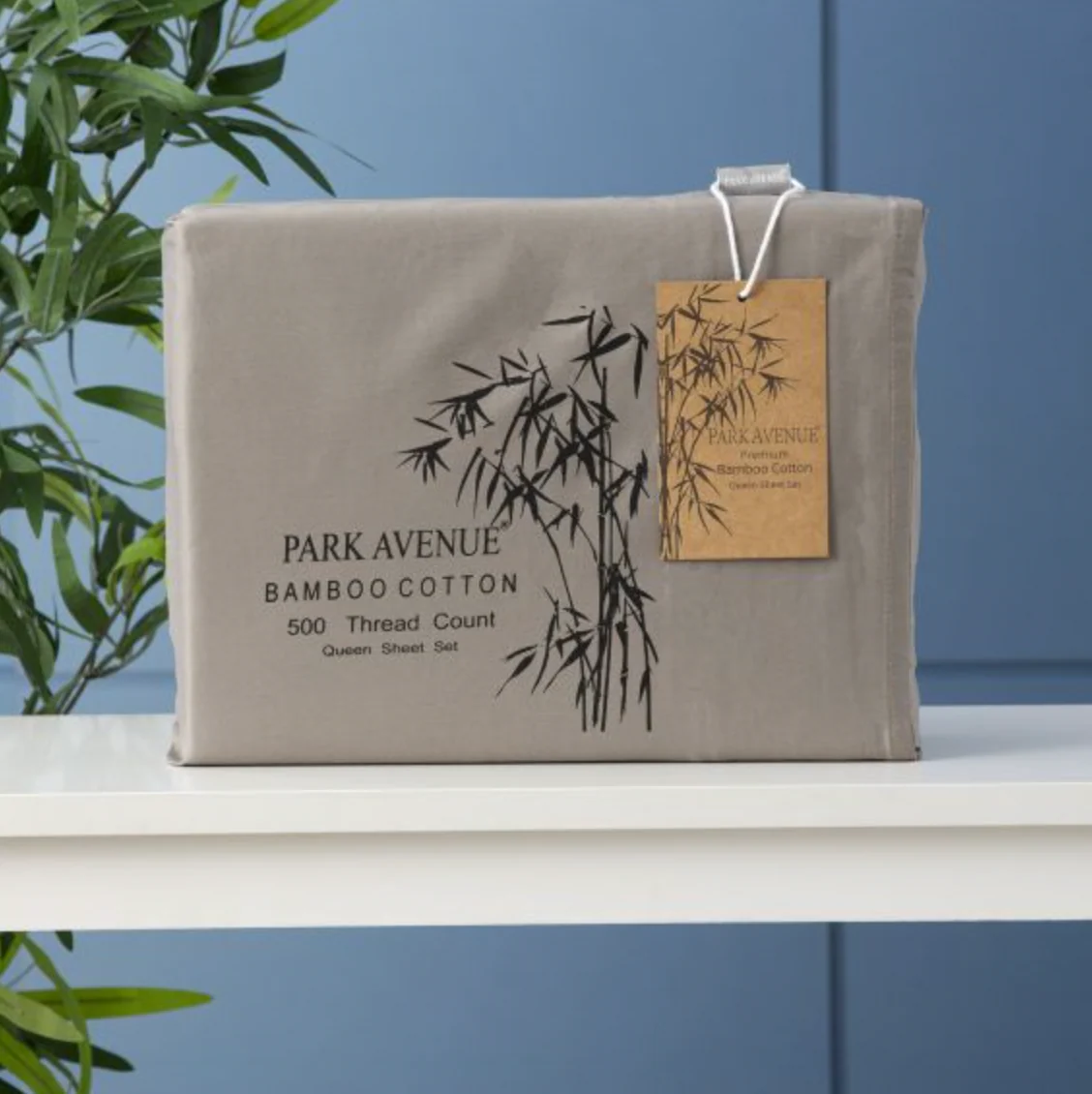 Park Avenue 500 Thread Count Natural Bamboo Cotton Sheet Sets - Image 9