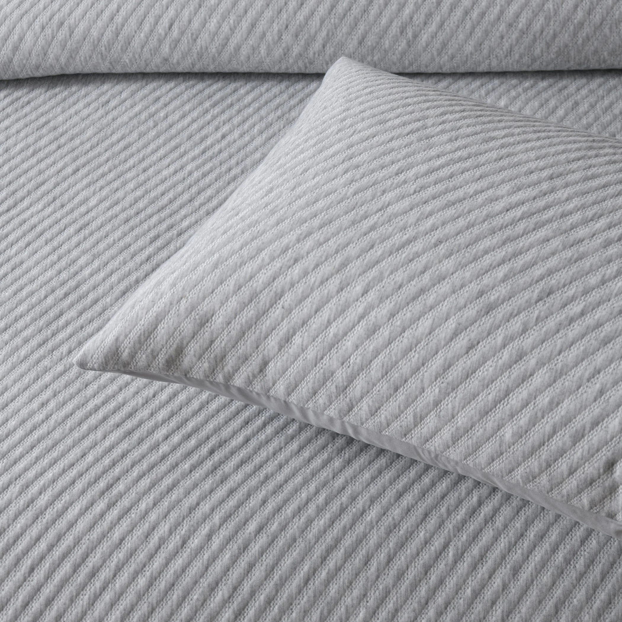 Pesaro Quilt Cover Set Grey Marle - Image 3