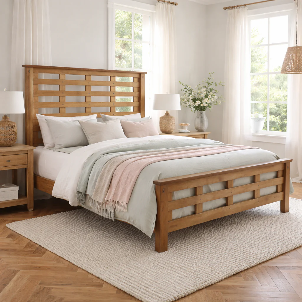Pioneer Wood Bed Frame - Image 2