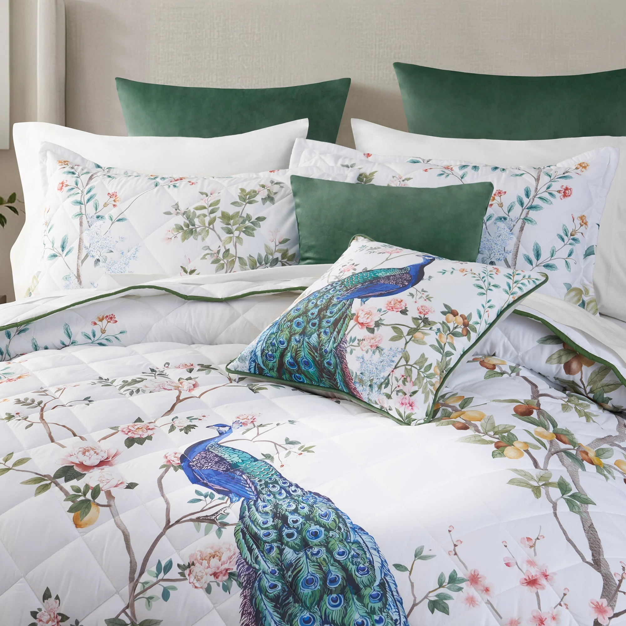 Priya Bedspread Set White - Image 2