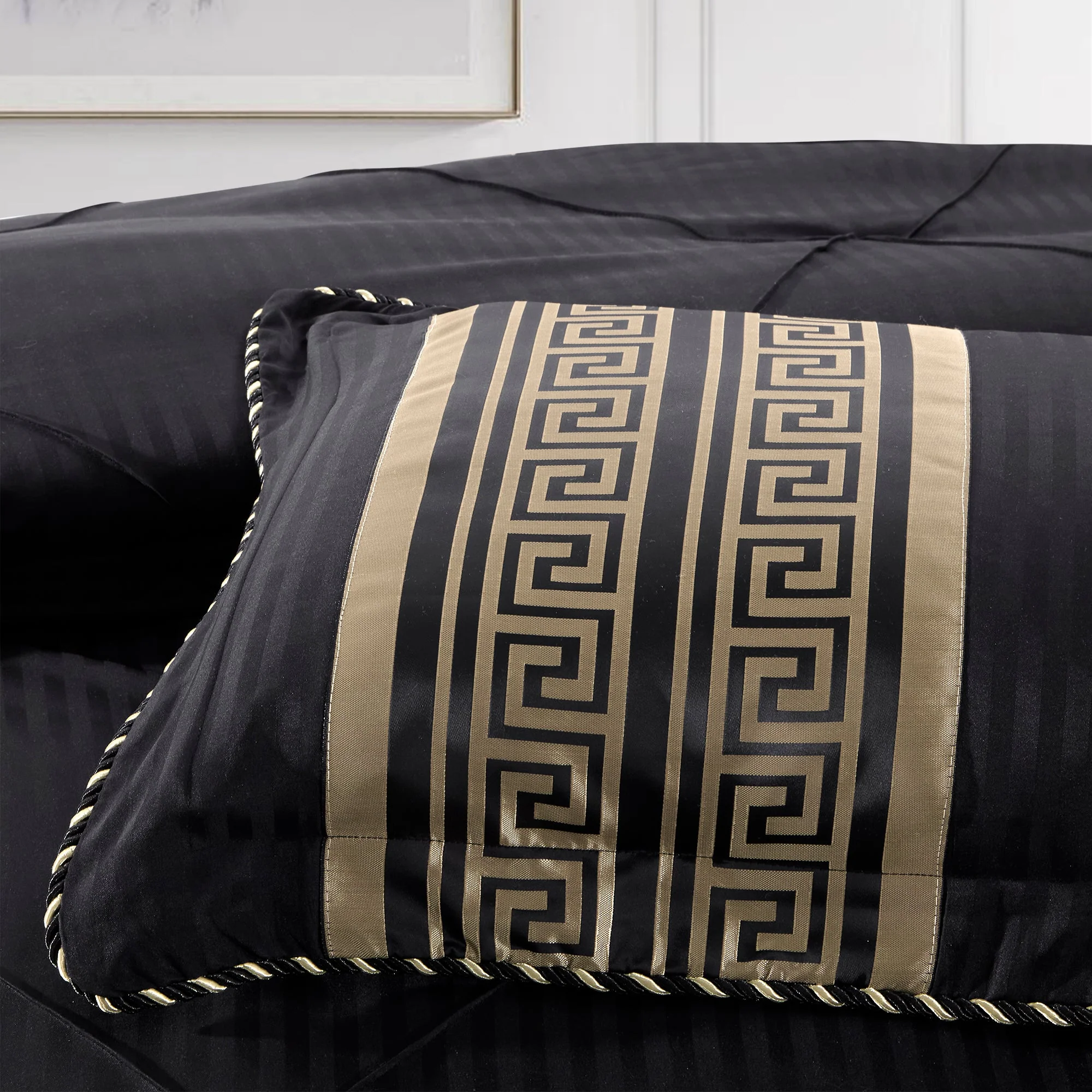 Raffaello Comforter Set Black - Image 3