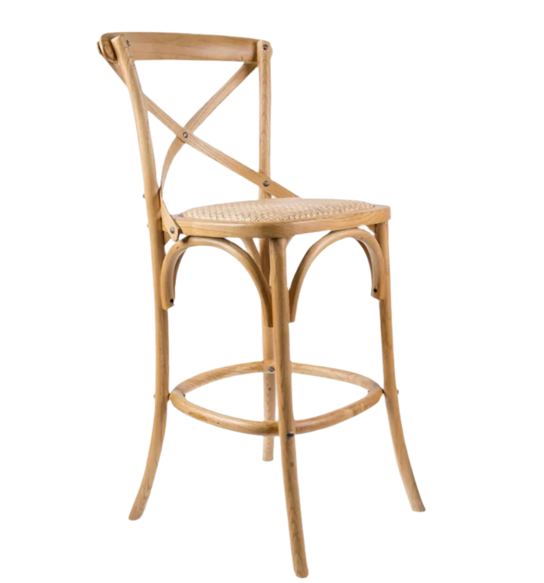 Rattan Bar Stool Natural - Image 2