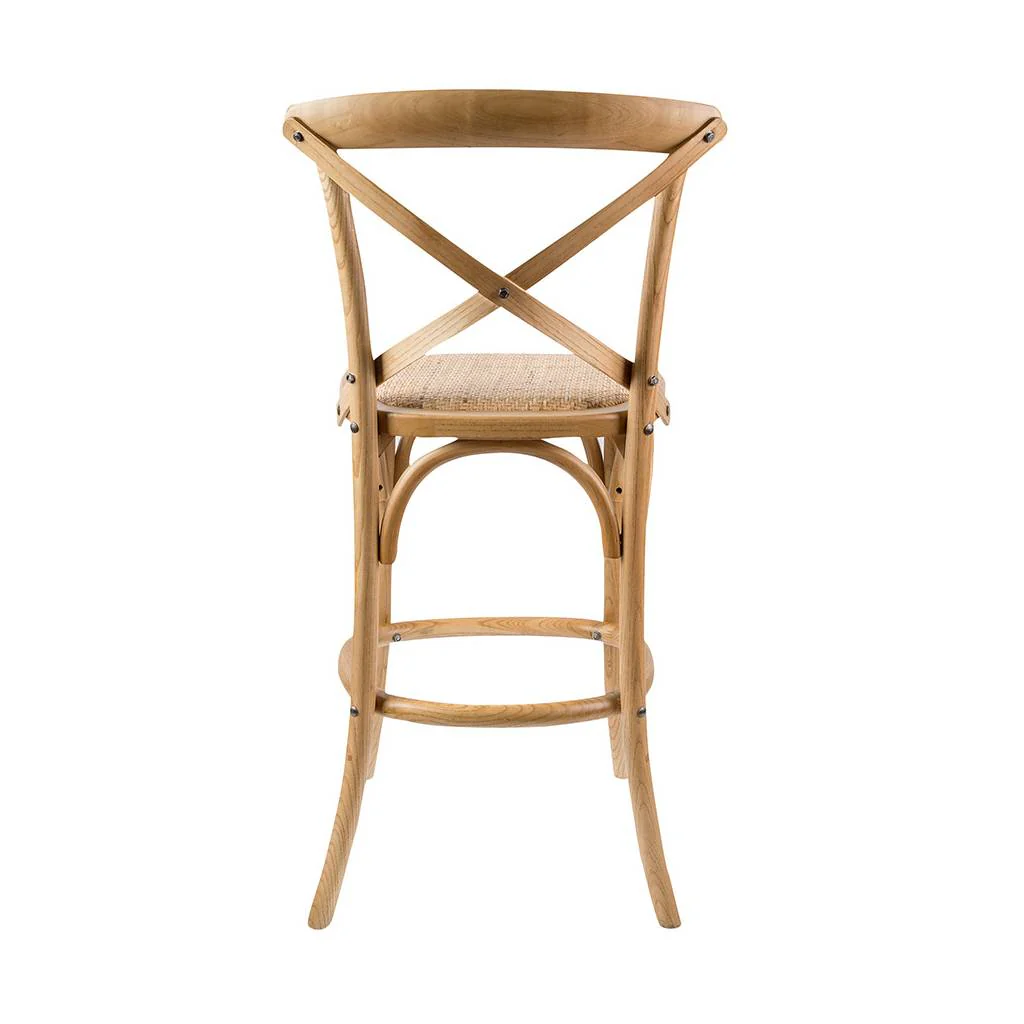 Rattan Bar Stool Natural - Image 4