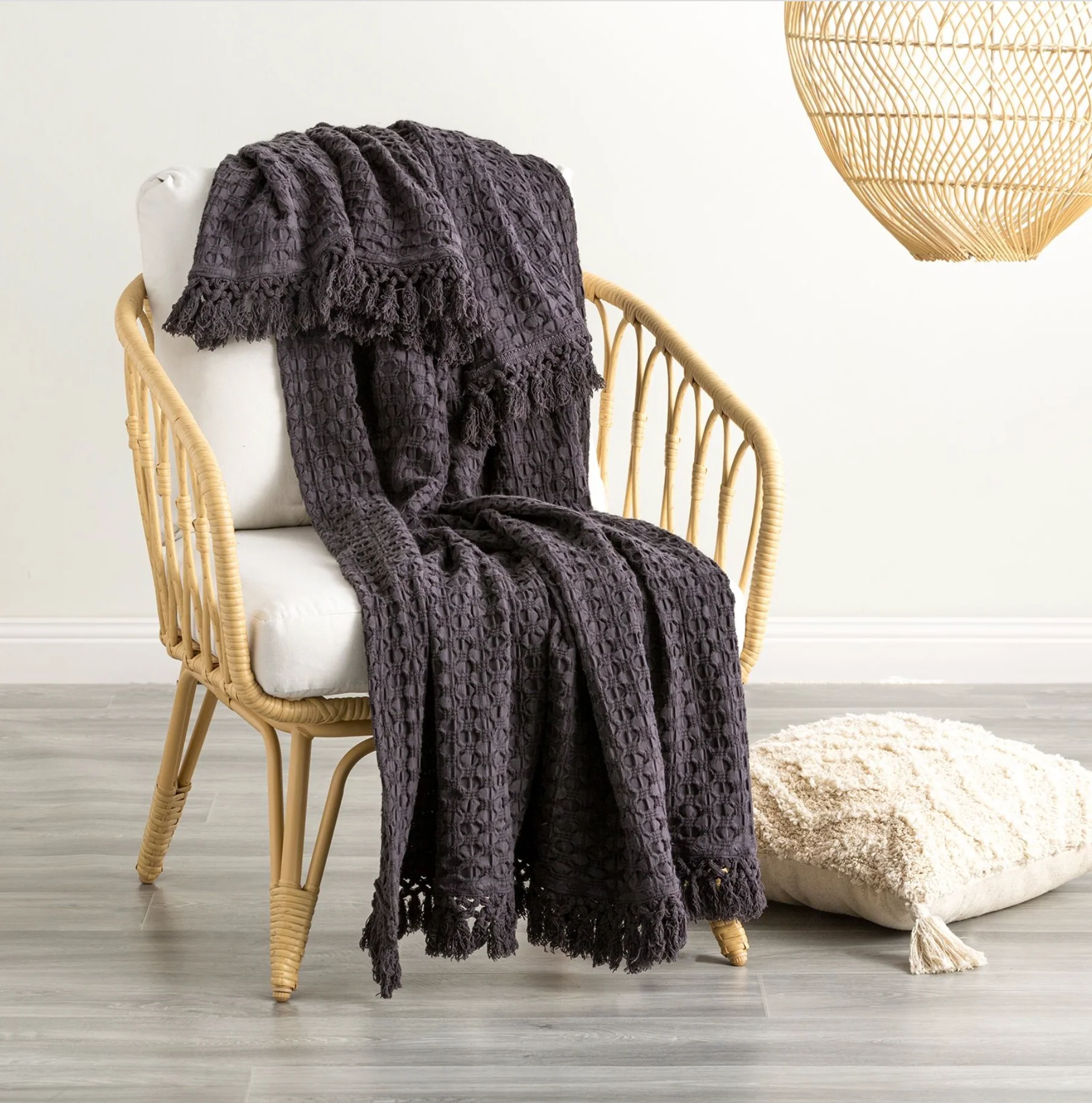 Renee Taylor Alysian Textured Throw - Image 3