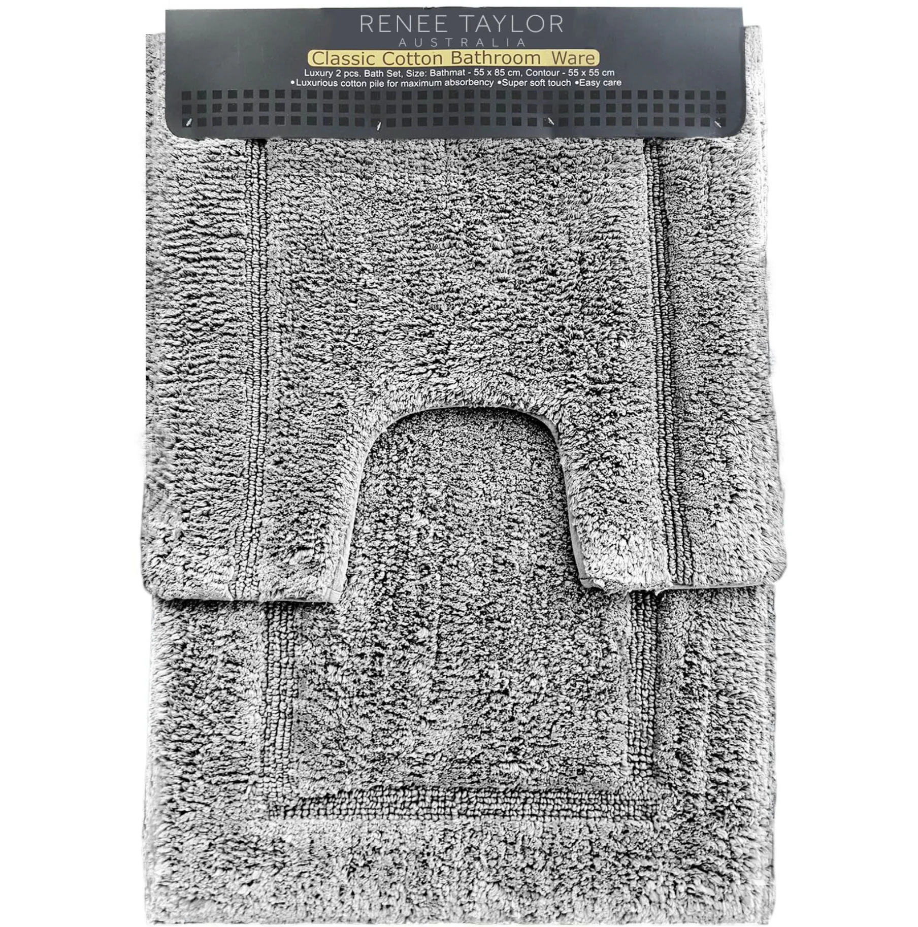 Tufted 2 Piece Bath Mat Set - Image 4