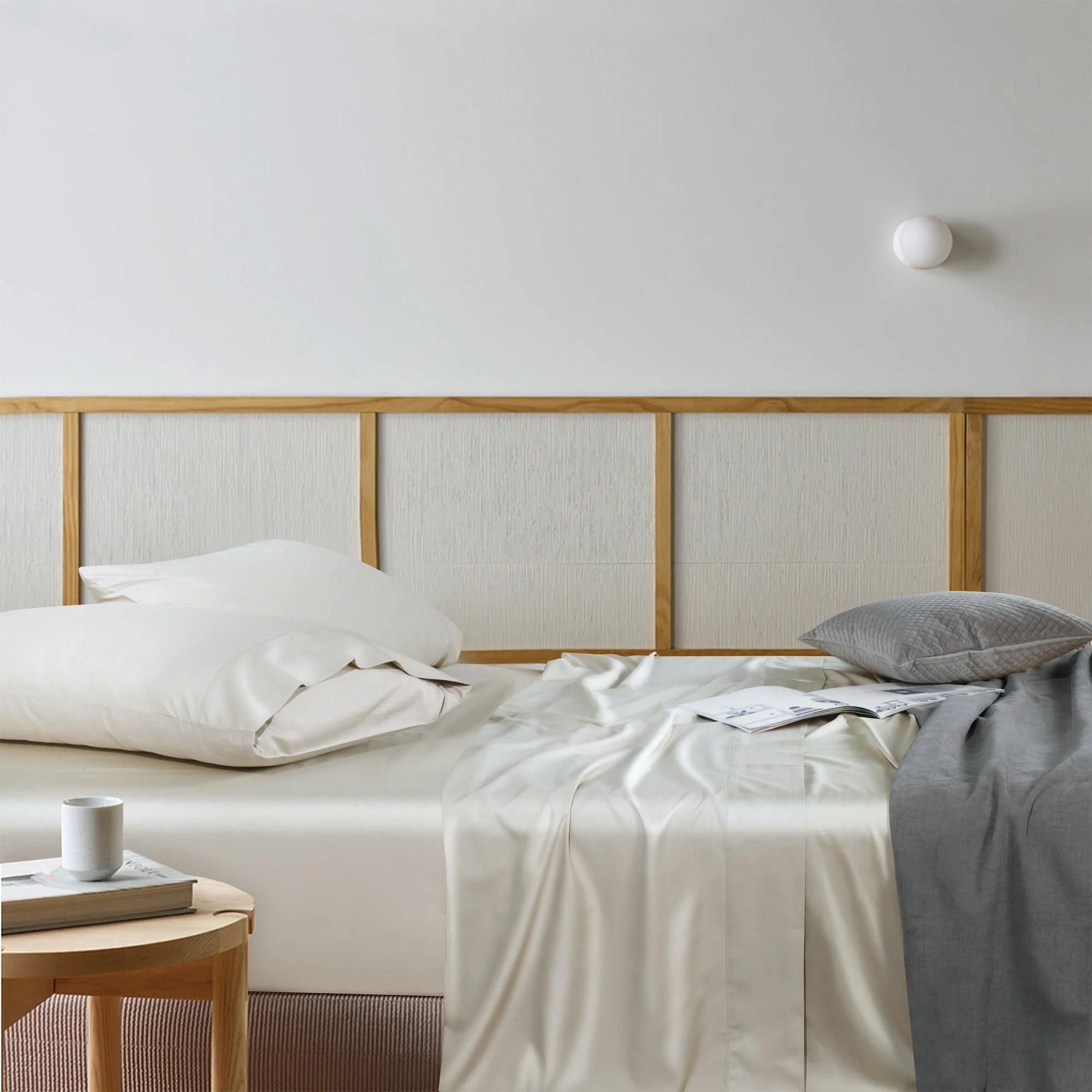 Rosebank Mega 500 Thread Count Bamboo/Cotton Sateen Weave Sheet Sets - Image 21