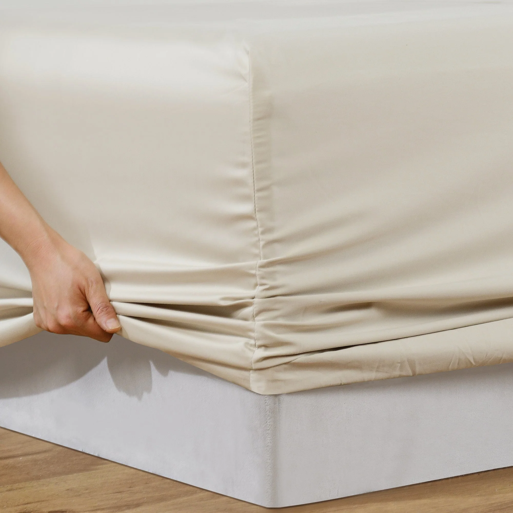 Rosebank Mega 500 Thread Count Bamboo/Cotton Sateen Weave Sheet Sets - Image 23
