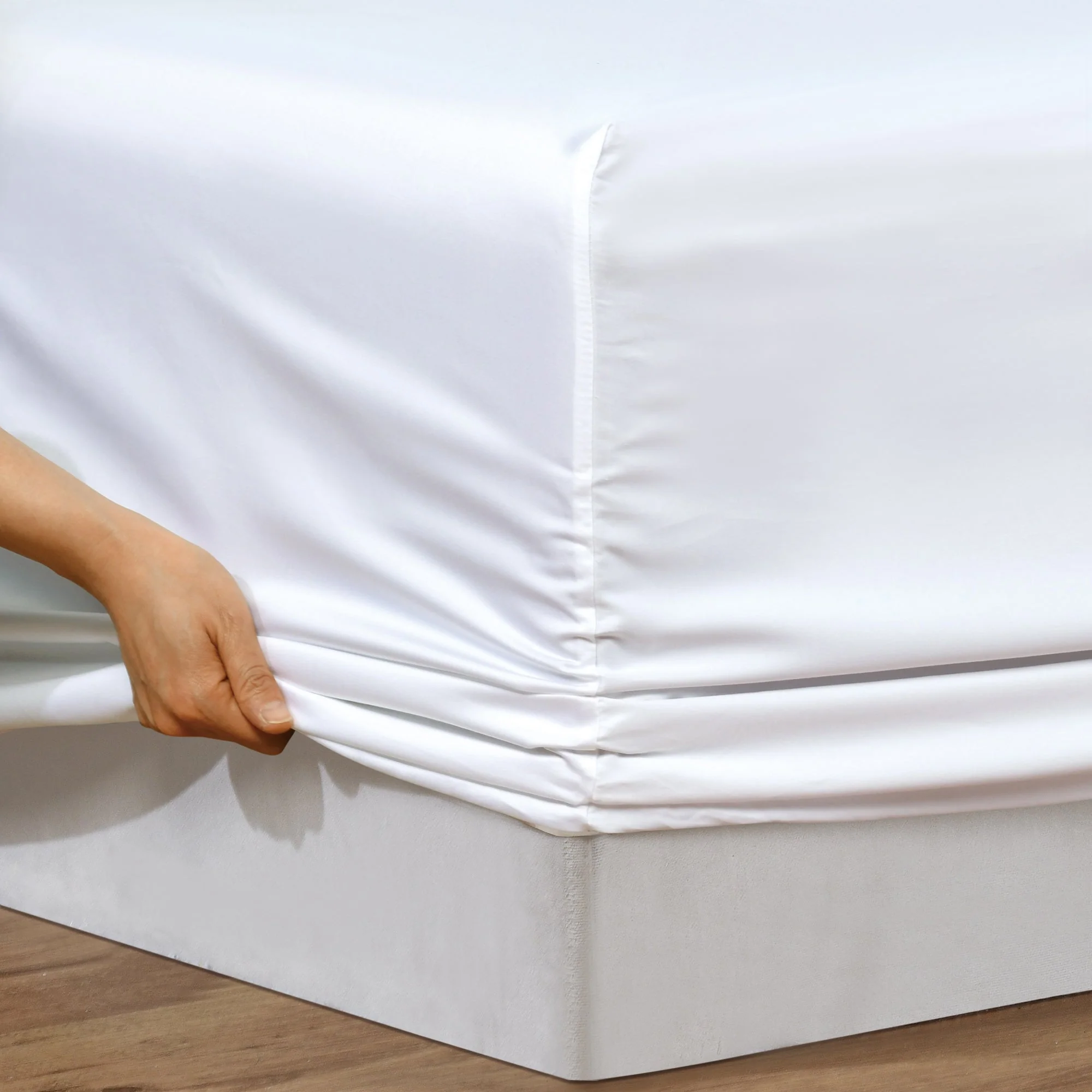Rosebank Mega 500 Thread Count Bamboo/Cotton Sateen Weave Sheet Sets - Image 32