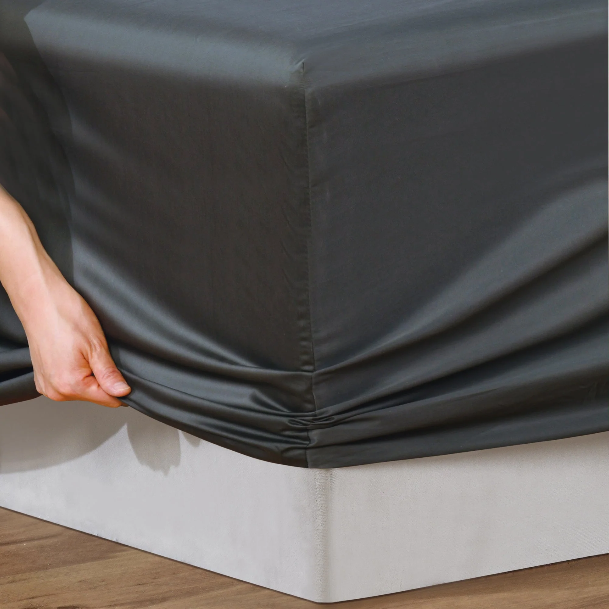 Rosebank Mega 500 Thread Count Bamboo/Cotton Sateen Weave Sheet Sets - Image 6