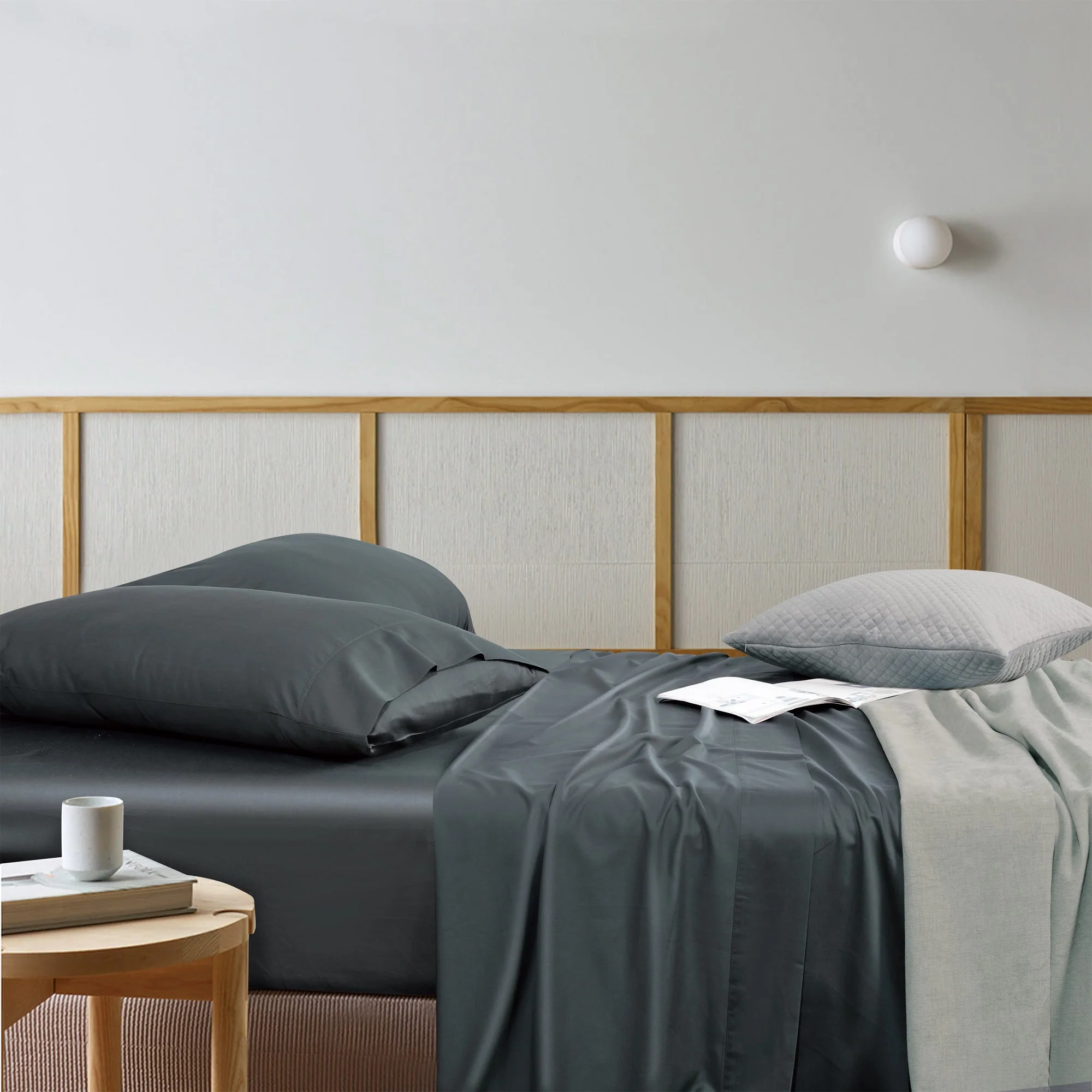 Rosebank Mega 500 Thread Count Bamboo/Cotton Sateen Weave Sheet Sets - Image 7
