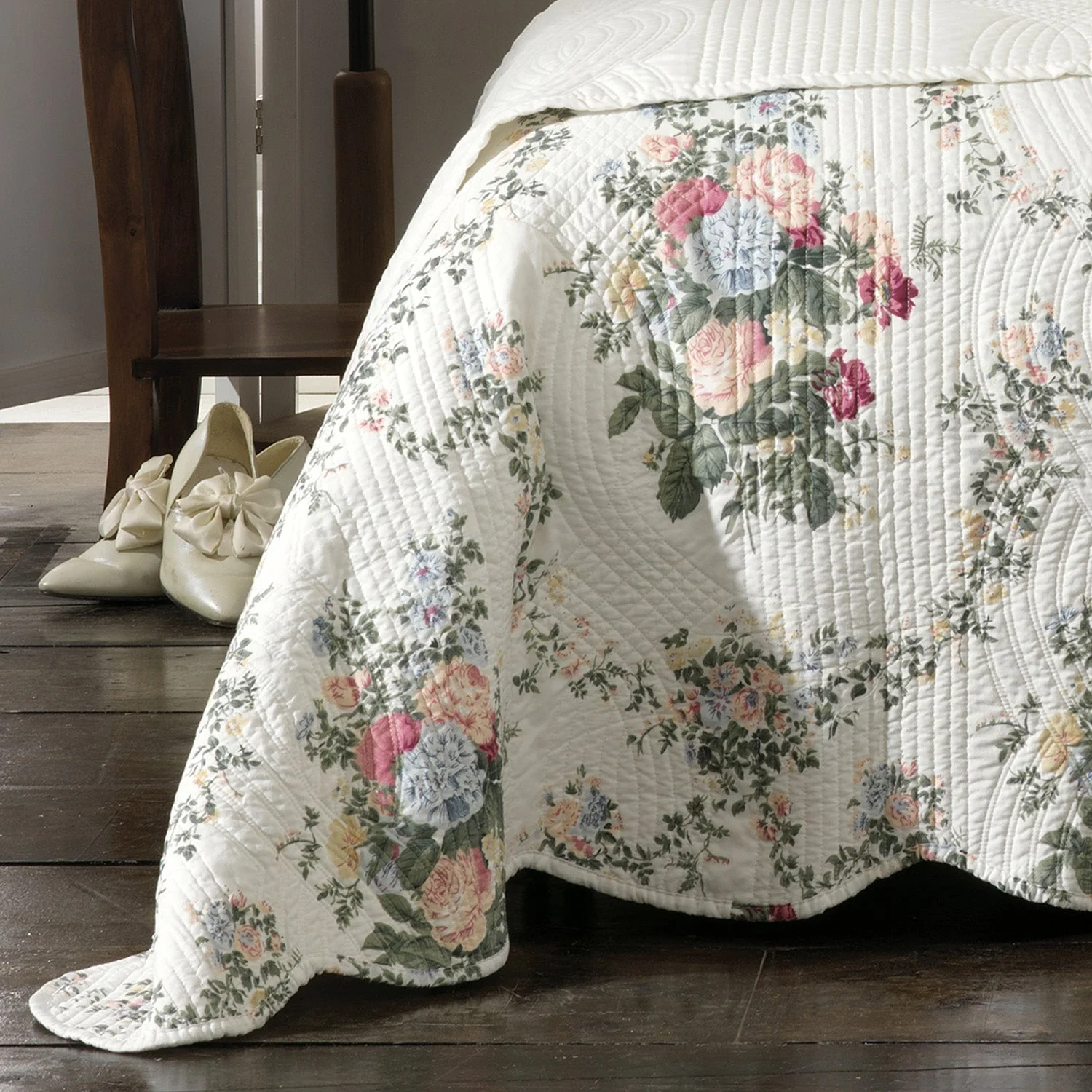 Rosedale Bedspread Set Green - Image 2