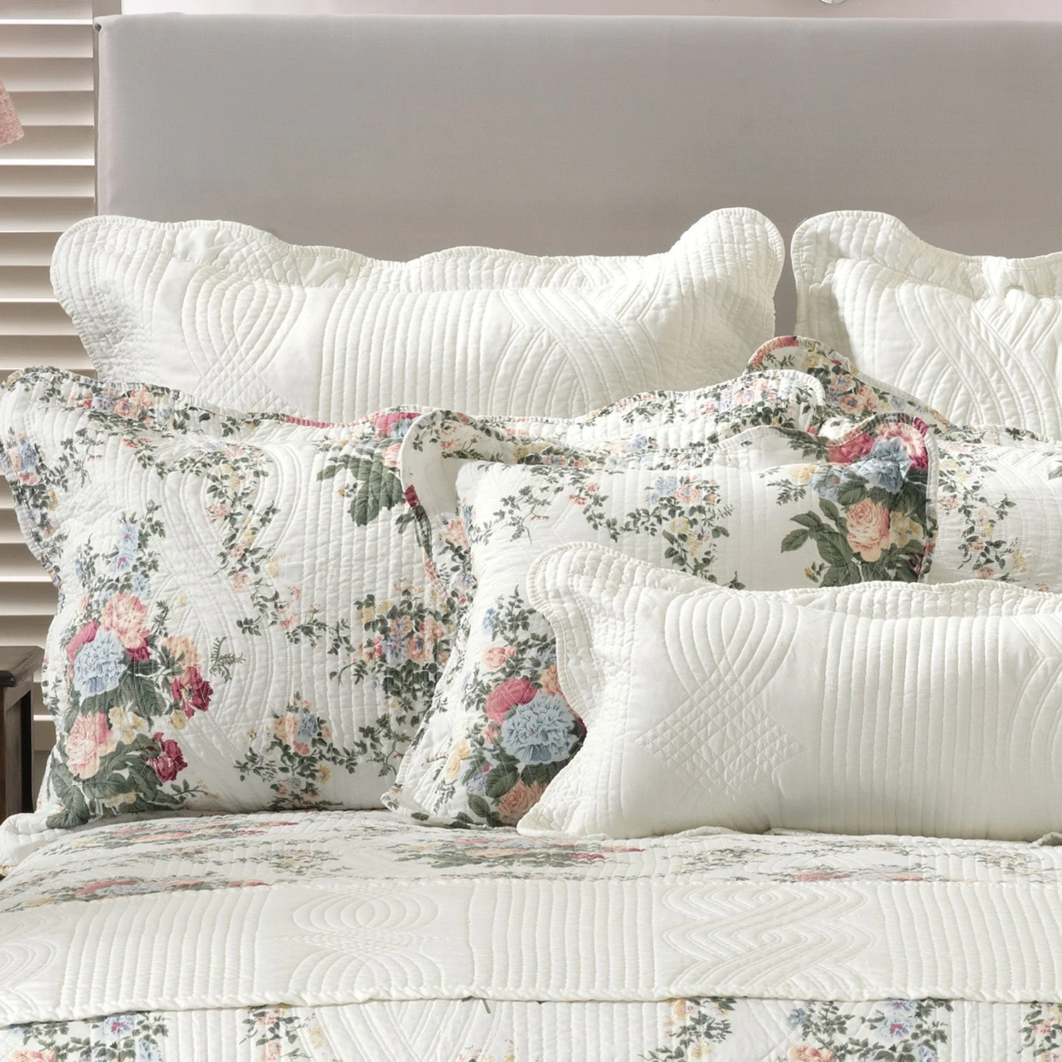 Rosedale Bedspread Set Green - Image 4