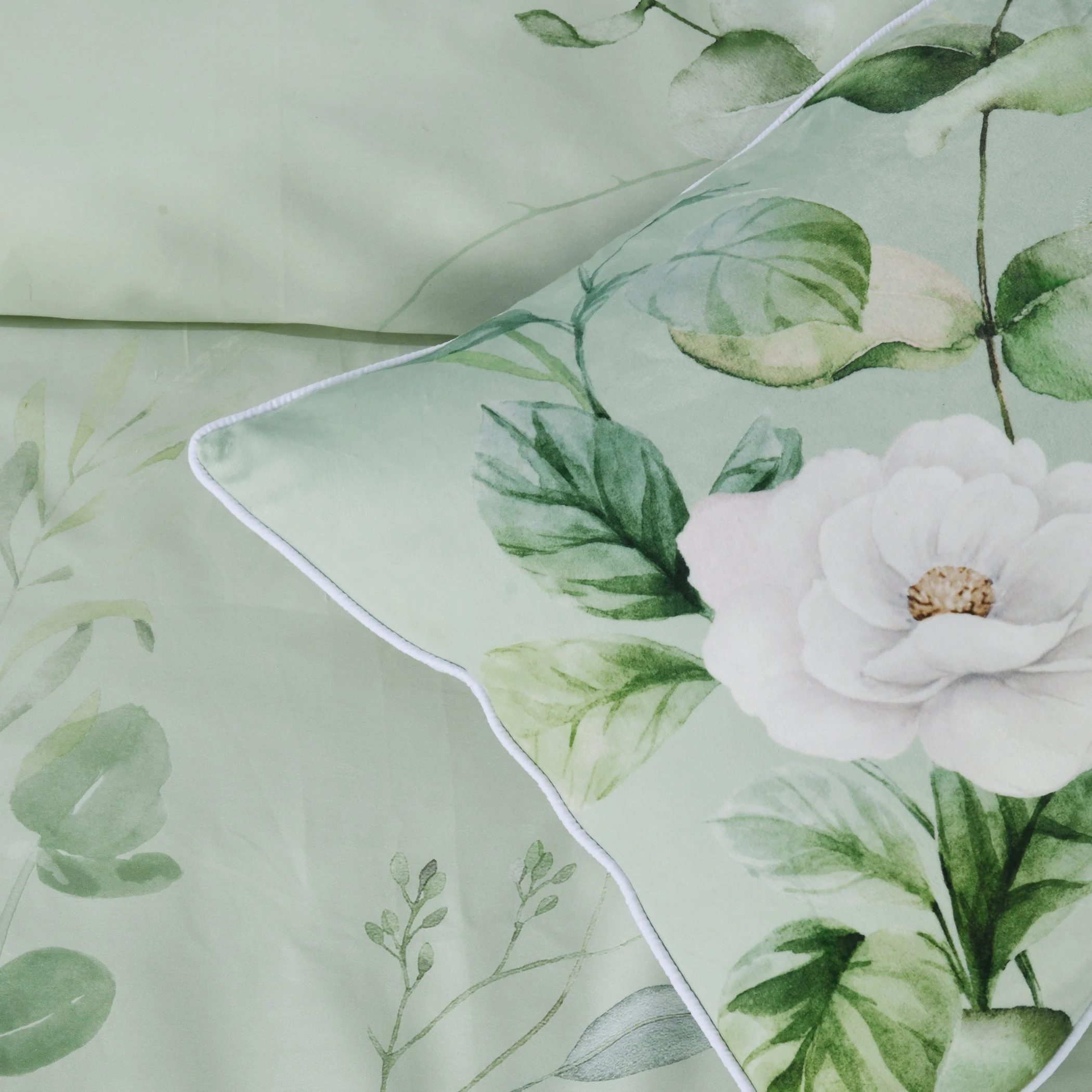 Salisbury Quilt Cover Set Sage - Image 3