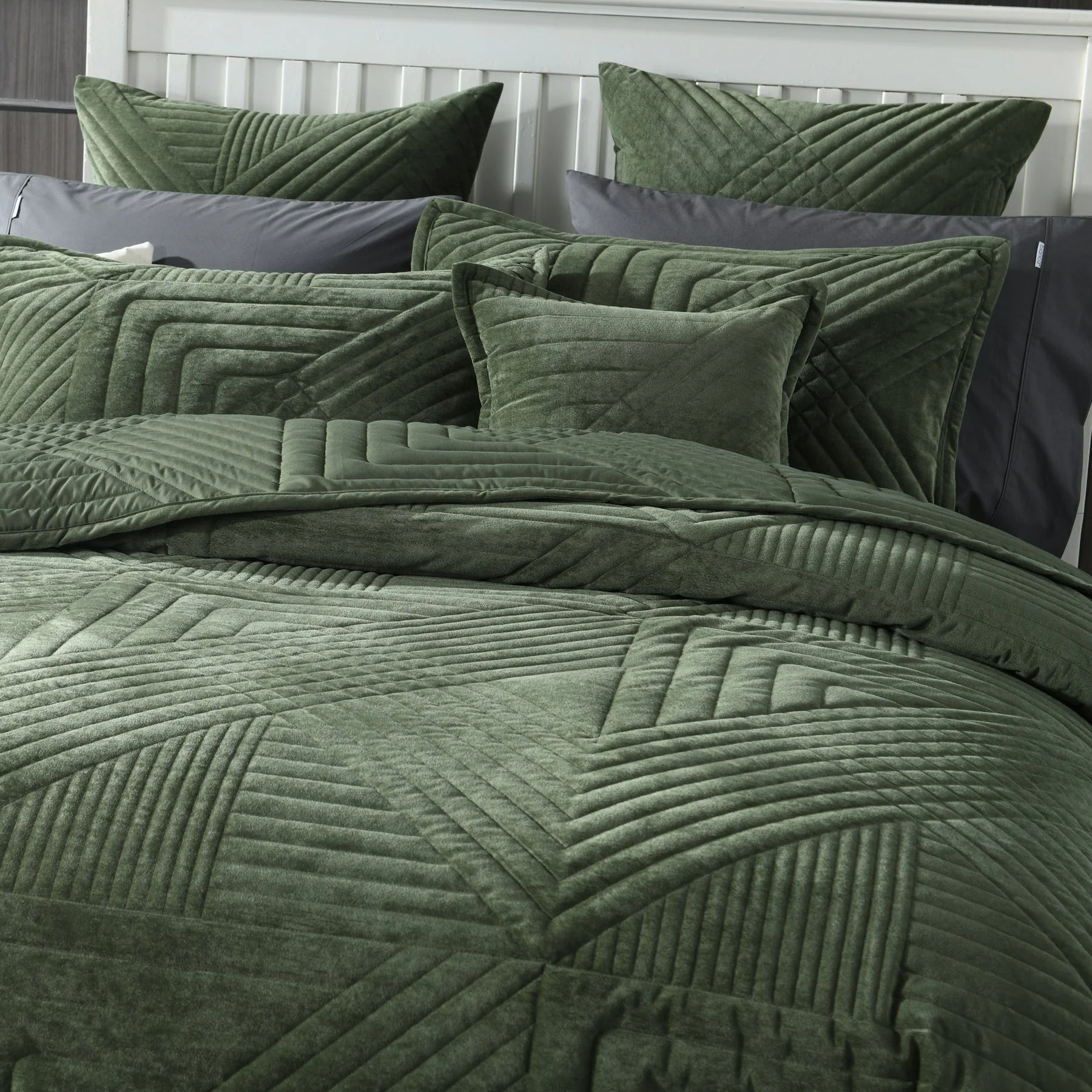 Samatra Coverlet Set olive - Image 2