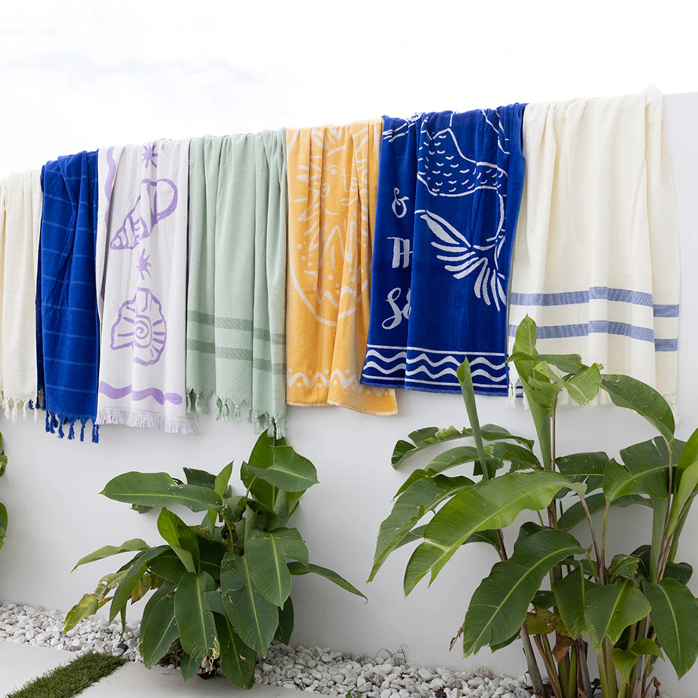 Sophia Beach Towel Azure - Image 3