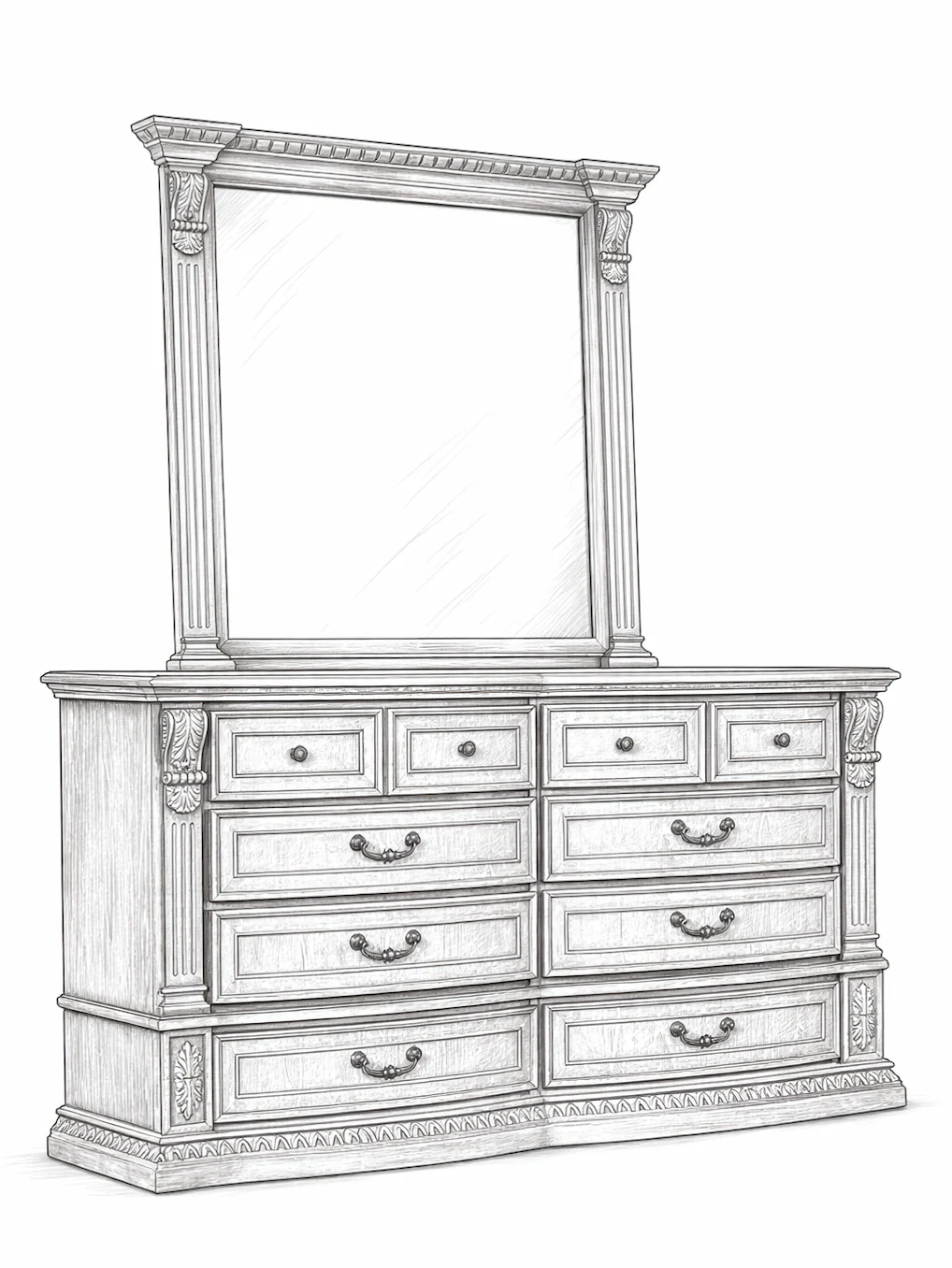 Stratford Dressing Table - Image 4