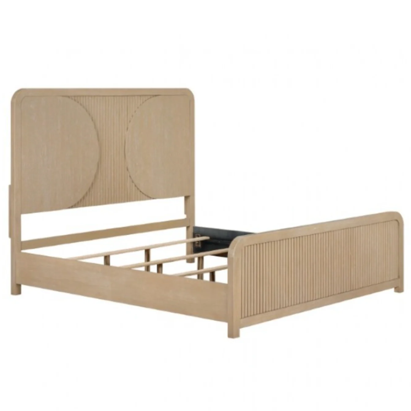 Tangerine Wood Bed Frame - Image 2