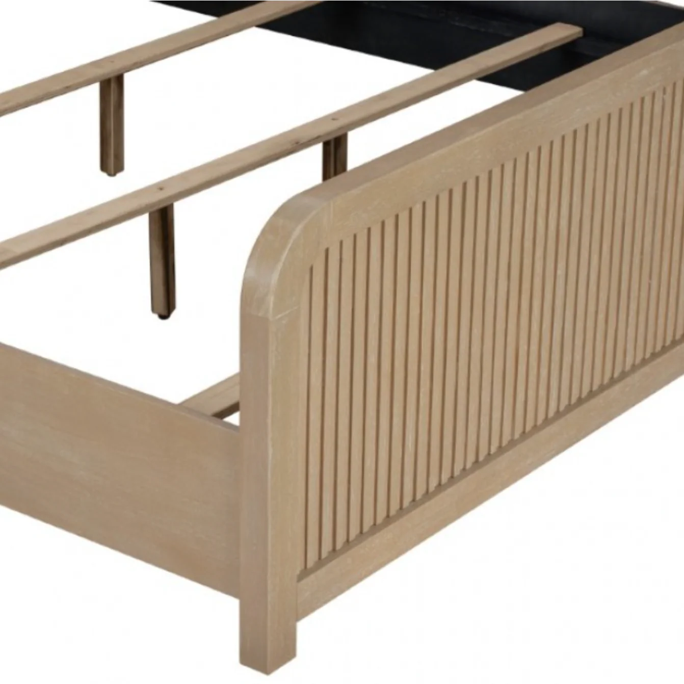 Tangerine Wood Bed Frame - Image 4