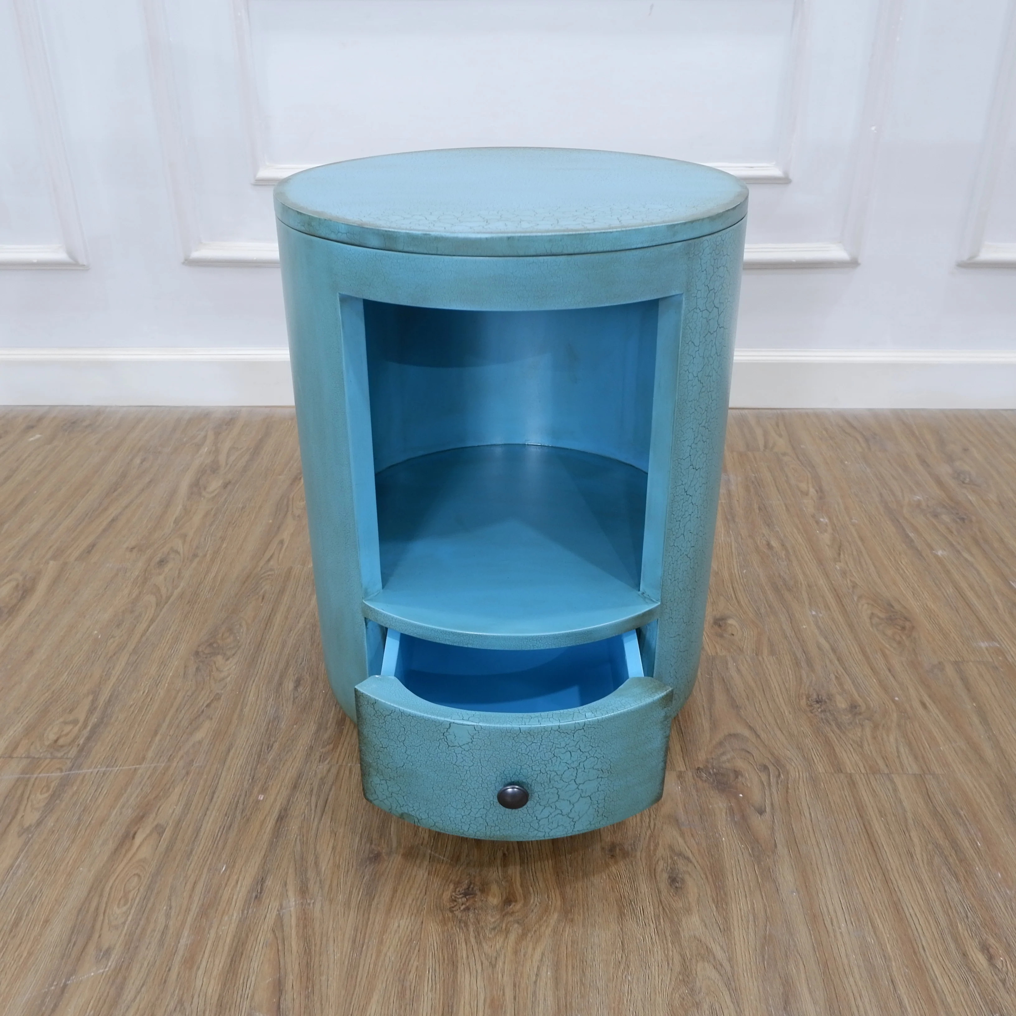 Turquoise Bedside Table - Image 4