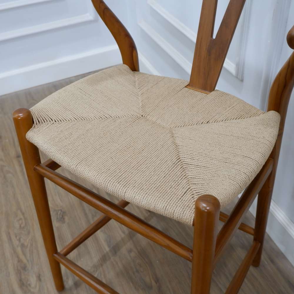 Wishbone Bar Stool - Image 4